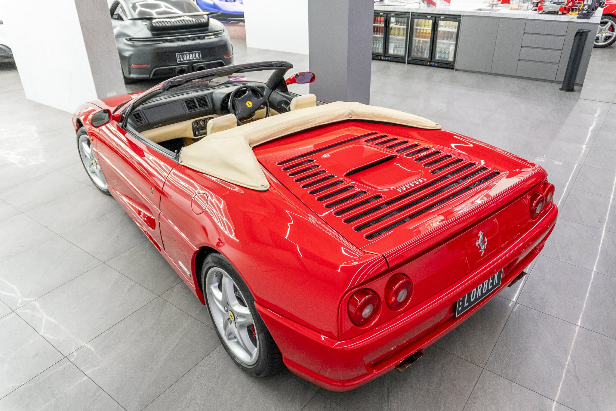1998 FERRARI F355 SPIDER F1 6 SP MANUAL F1 SHIFT 2D CONVERTIBLE