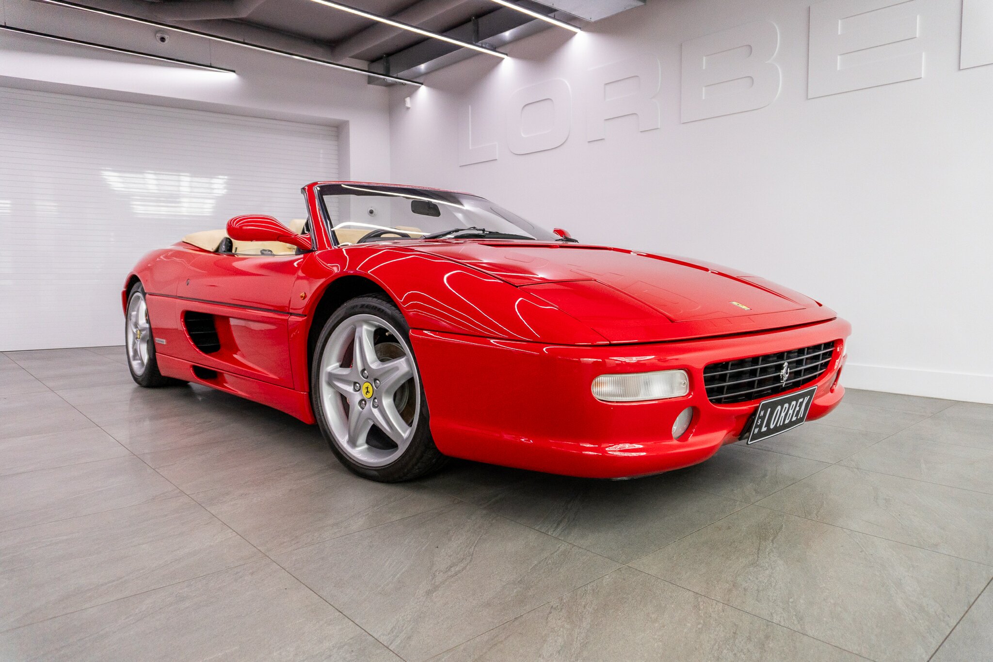 1998 FERRARI F355 SPIDER F1 6 SP MANUAL F1 SHIFT 2D CONVERTIBLE
