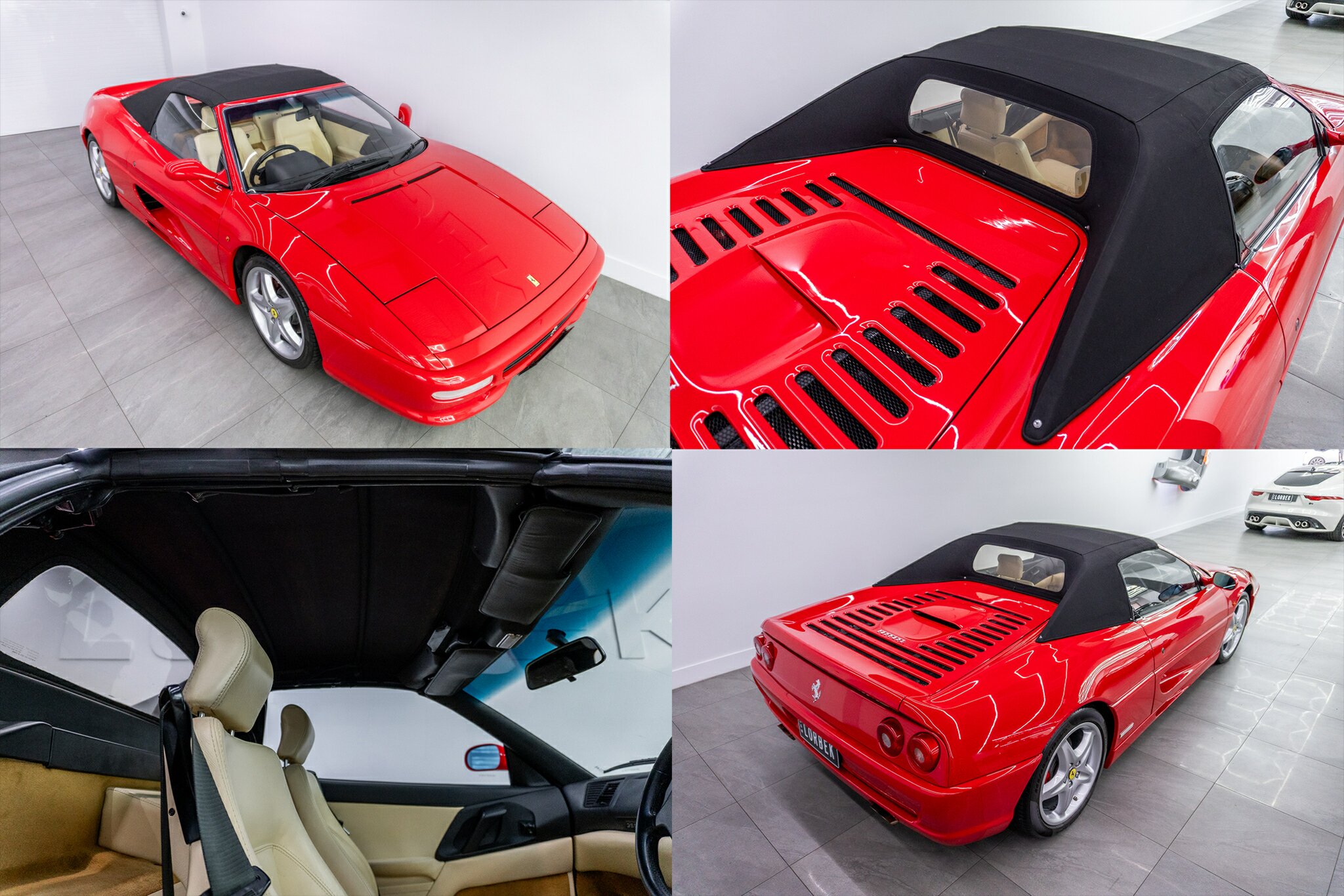 1998 FERRARI F355 SPIDER F1 6 SP MANUAL F1 SHIFT 2D CONVERTIBLE