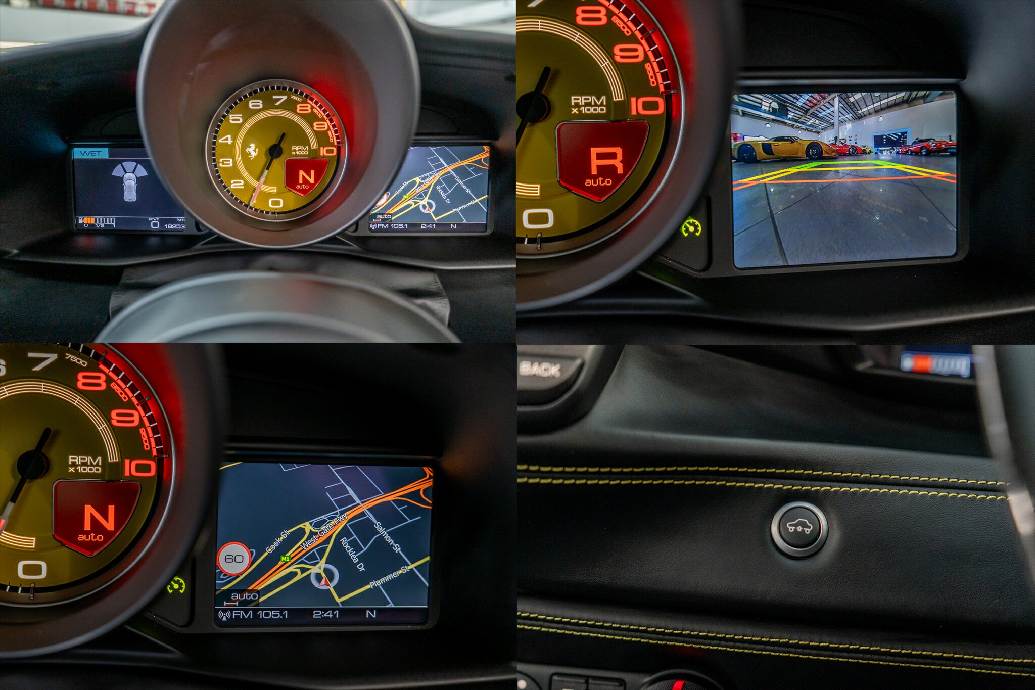 2017 FERRARI 488 GTB 7 SP AUTO MAN DUAL CLUTCH SEDAN