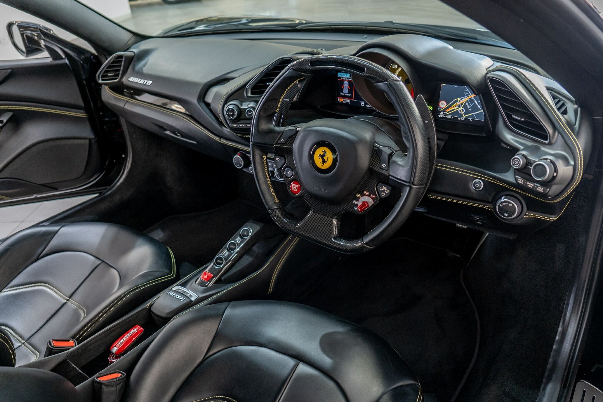 2017 FERRARI 488 GTB 7 SP AUTO MAN DUAL CLUTCH SEDAN