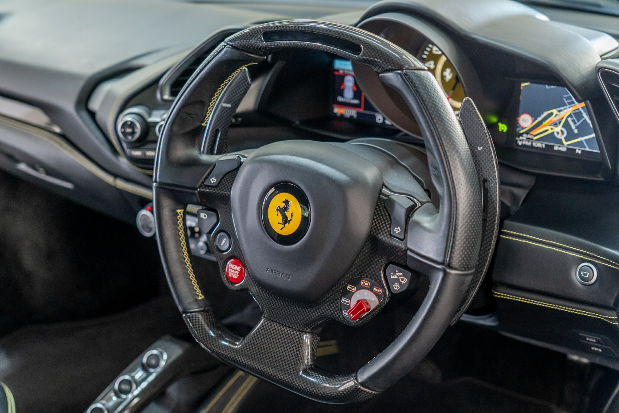 2017 FERRARI 488 GTB 7 SP AUTO MAN DUAL CLUTCH SEDAN