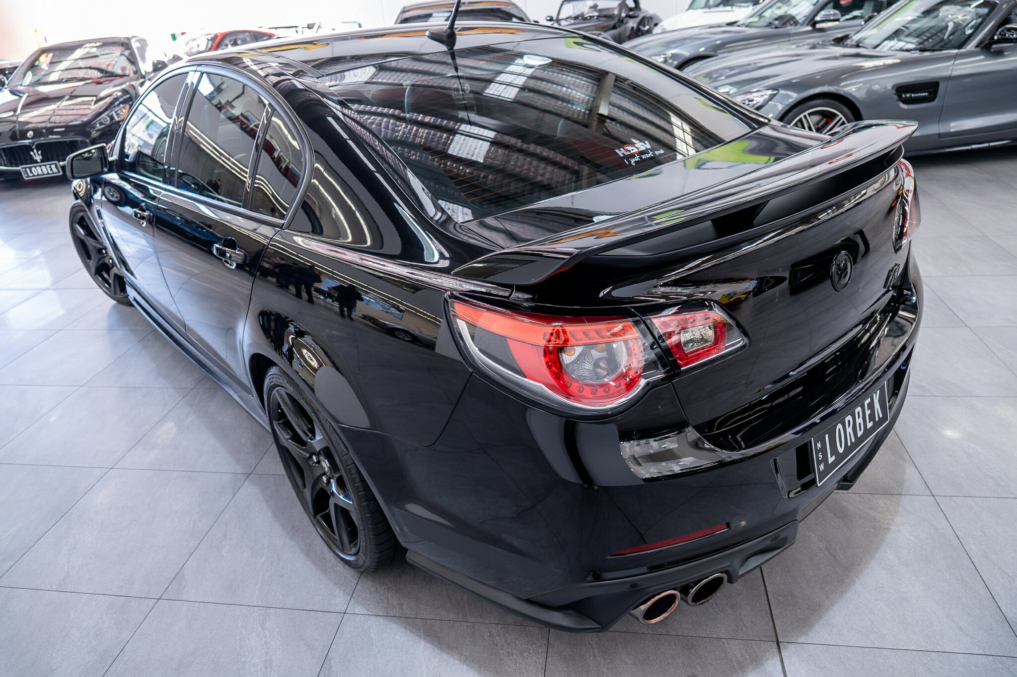 2016 HSV CLUBSPORT GEN-F2 R8 SV BLACK LS3 6 SP AUTO ACTIVE SELECT 4D SEDAN