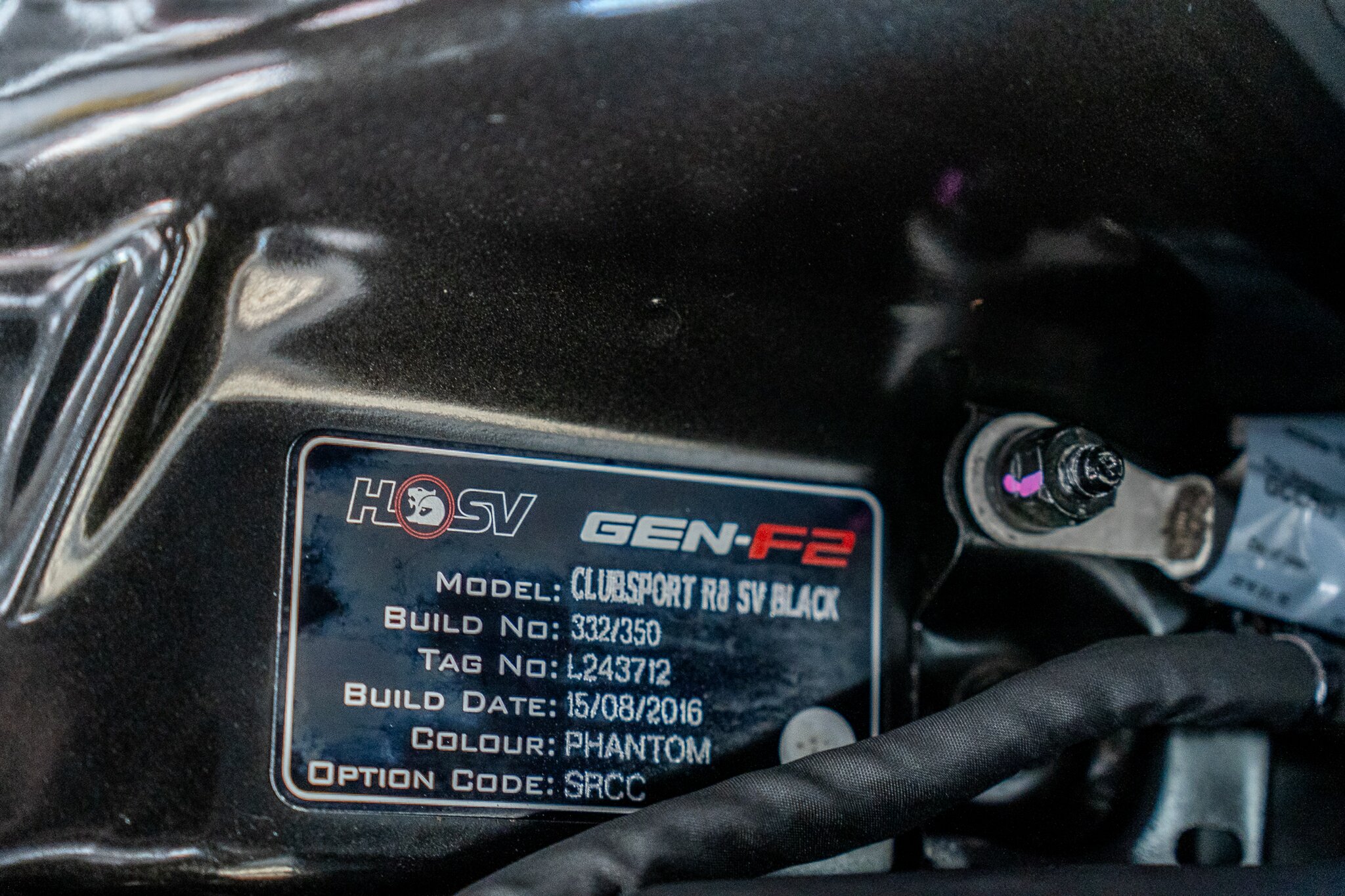 2016 HSV CLUBSPORT GEN-F2 R8 SV BLACK LS3 6 SP AUTO ACTIVE SELECT 4D SEDAN