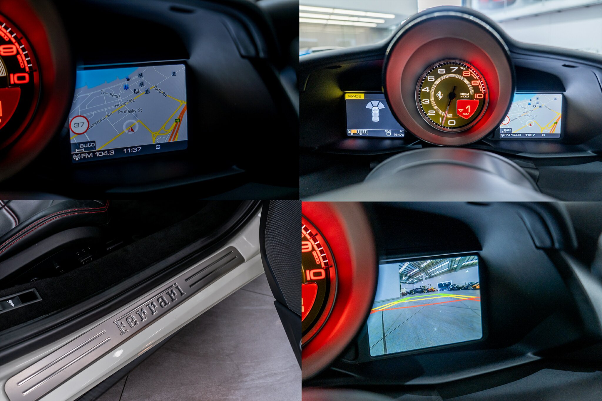 2016 FERRARI 488 GTB 7 SP AUTO MAN DUAL CLUTCH SEDAN