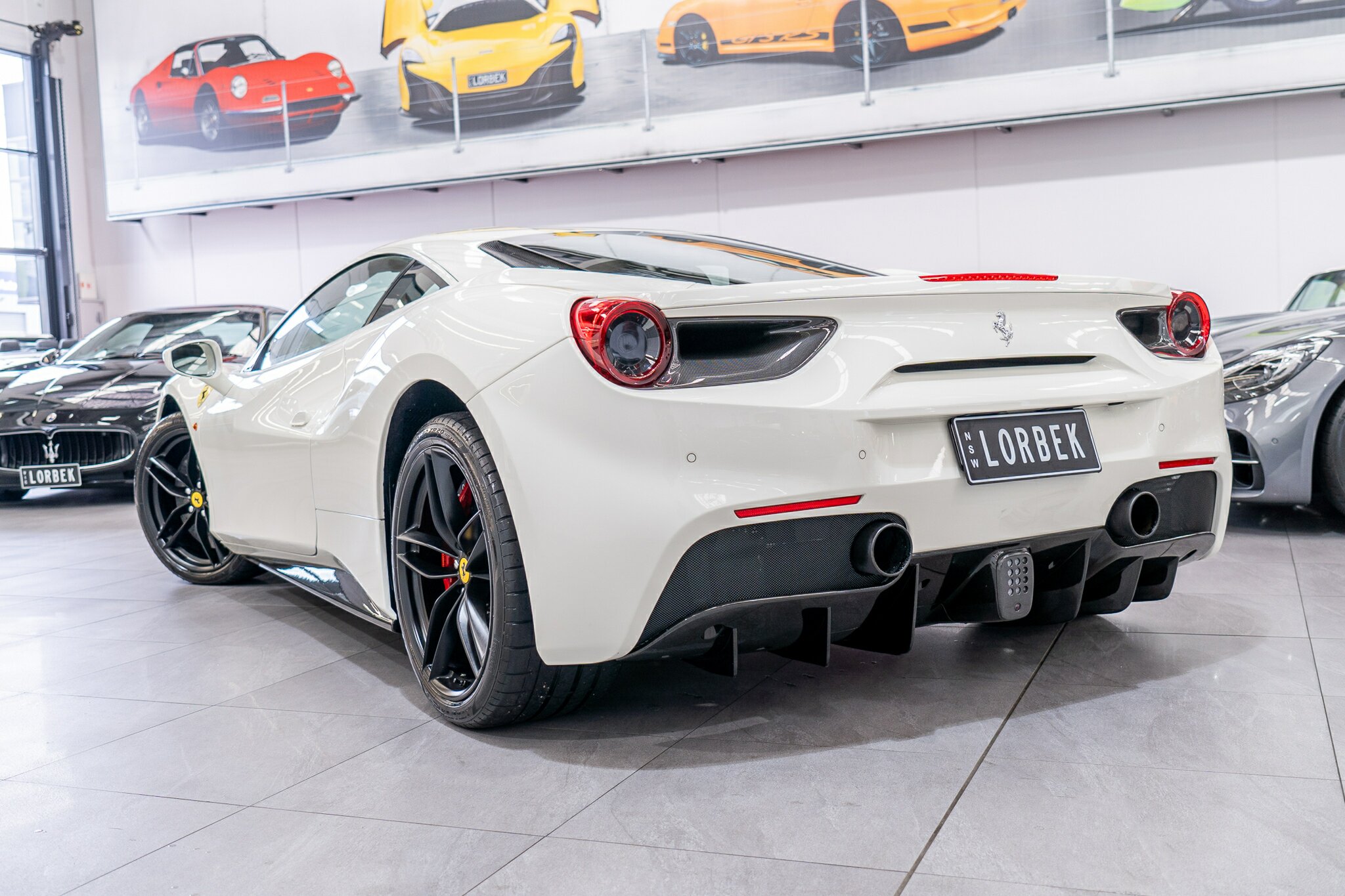 2016 FERRARI 488 GTB 7 SP AUTO MAN DUAL CLUTCH SEDAN