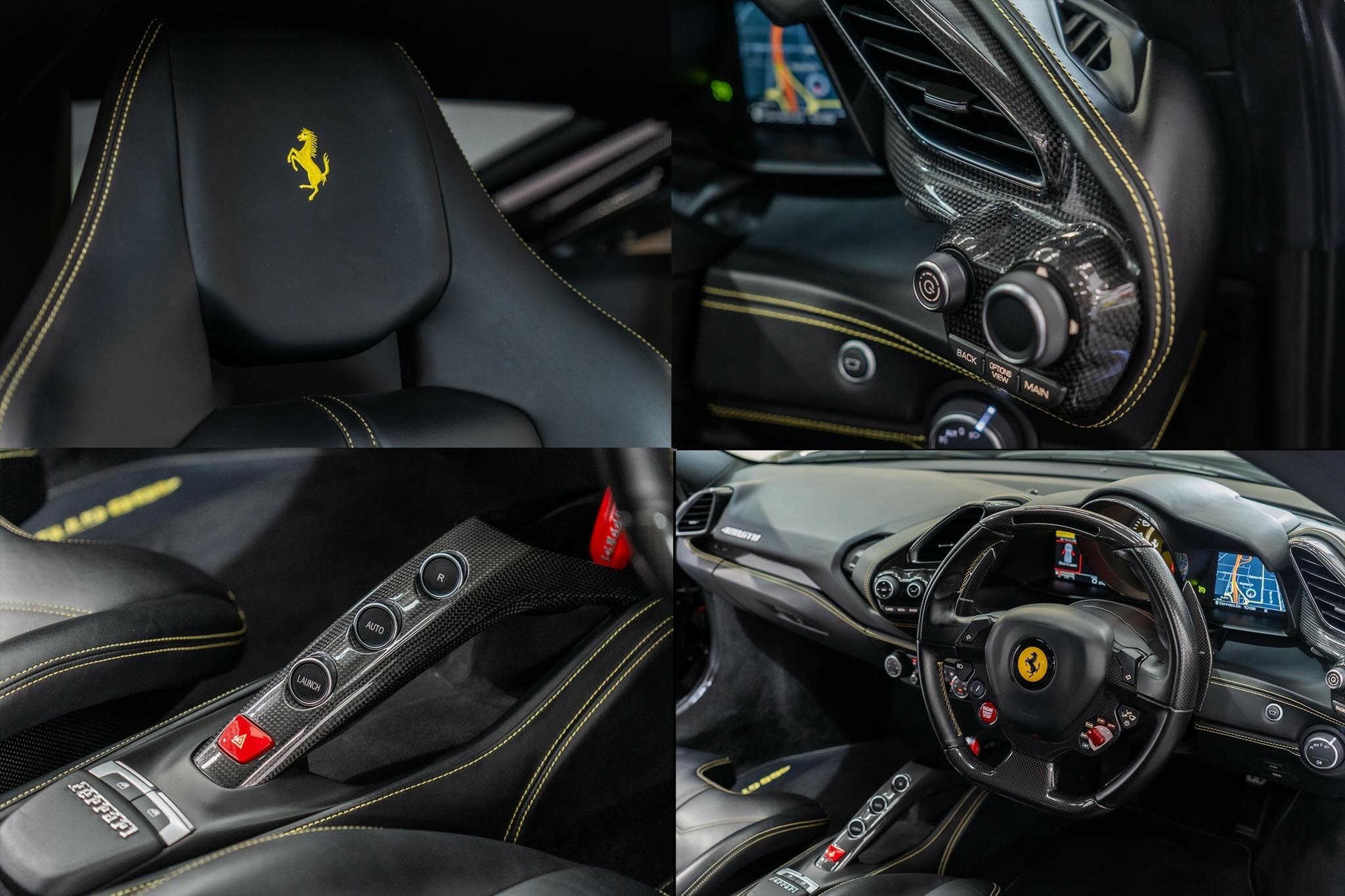 2018 FERRARI 488 GTB 7 SP AUTO MAN DUAL CLUTCH SEDAN