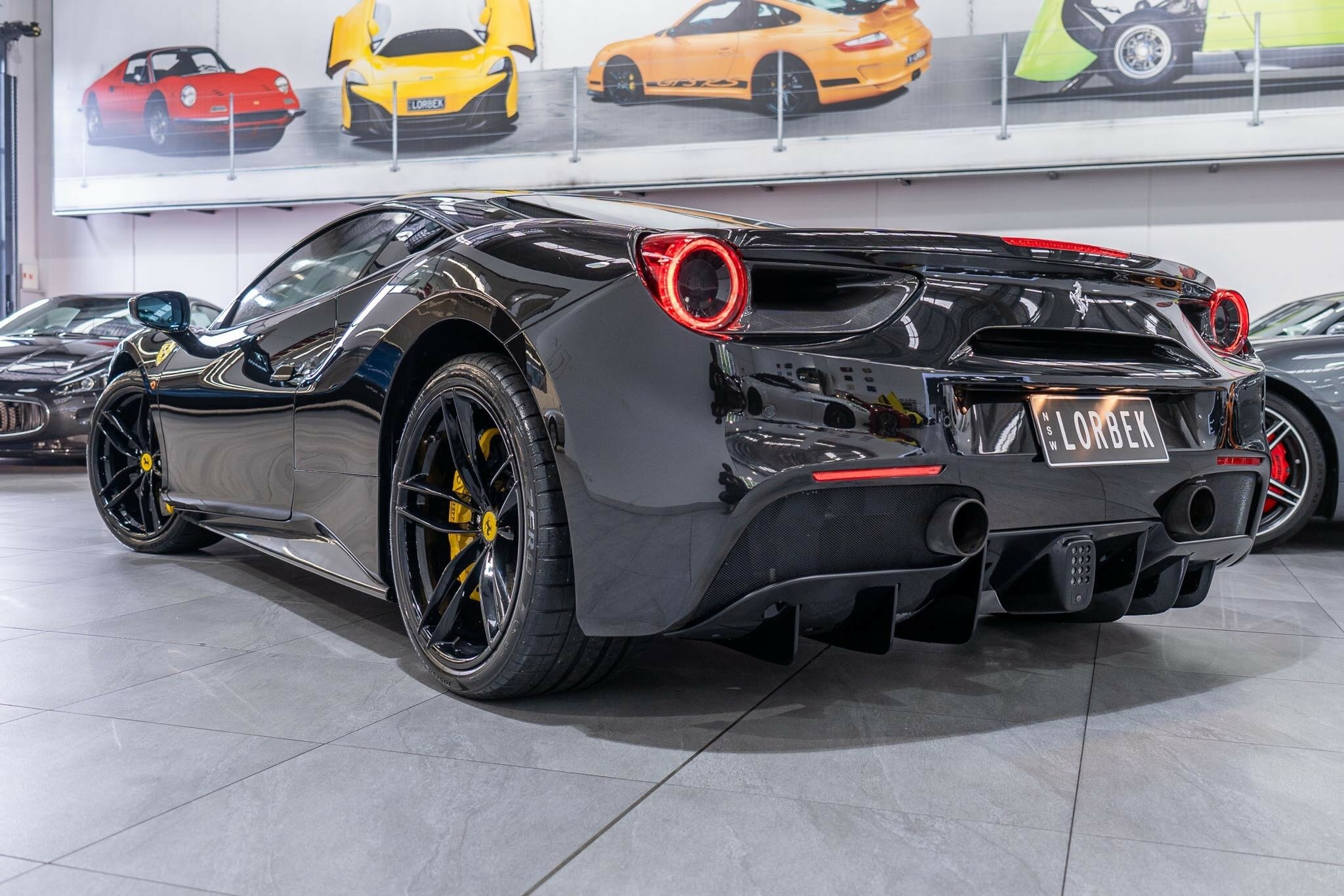 2018 FERRARI 488 GTB 7 SP AUTO MAN DUAL CLUTCH SEDAN