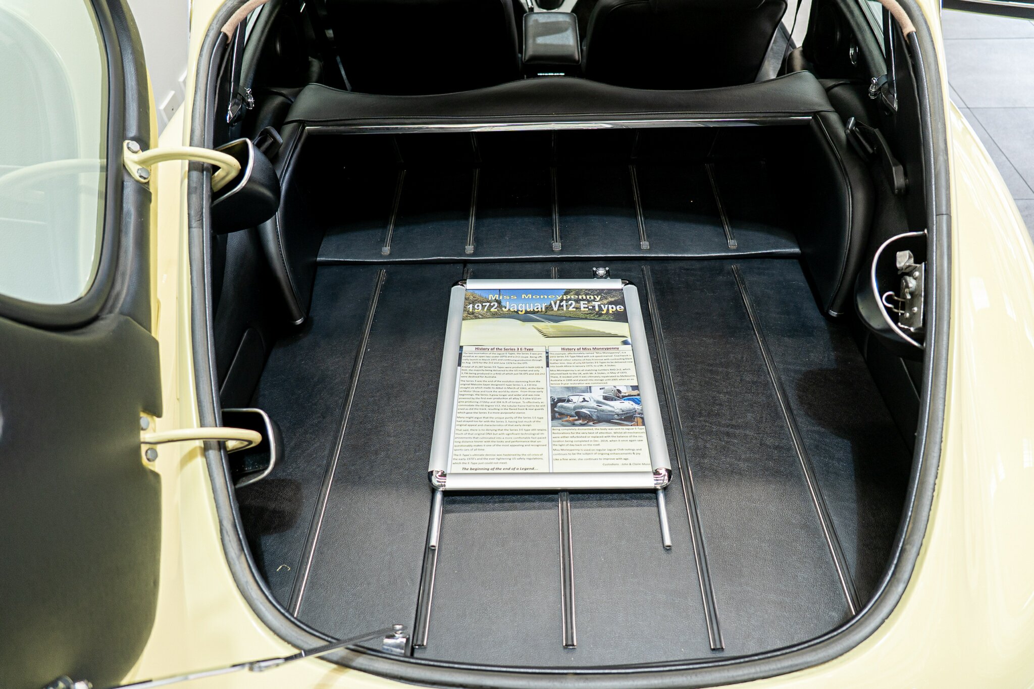 1972 JAGUAR E TYPE SERIES 3 2+2 5.3 4 SP MANUAL 2D COUPE
