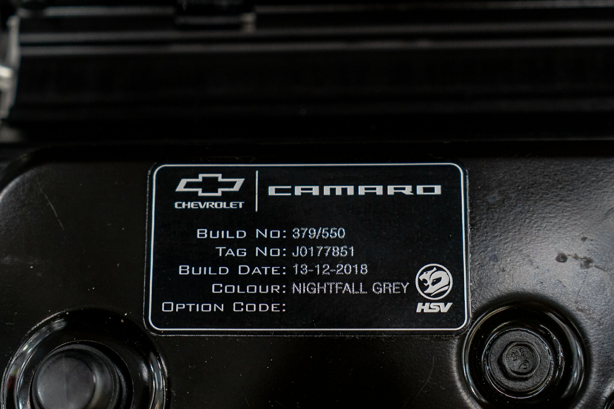 2018 CHEVROLET CAMARO 1AL37 MY18 2SS 10 SP AUTOMATIC SEDAN