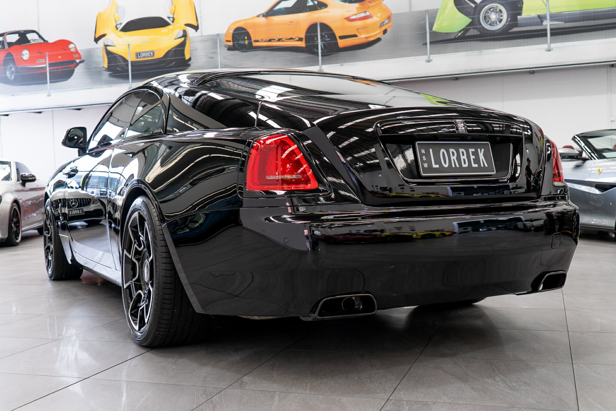 2019 ROLLS-ROYCE WRAITH 665C MY20 BLACK BADGE 8 SP AUTOMATIC SEDAN