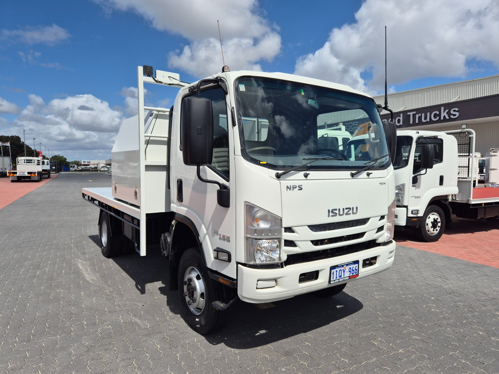 2016 ISUZU NPS N MY15 75/45-155 (4x4) 5 SP MANUAL C/CHAS WITH TOOLBOXES