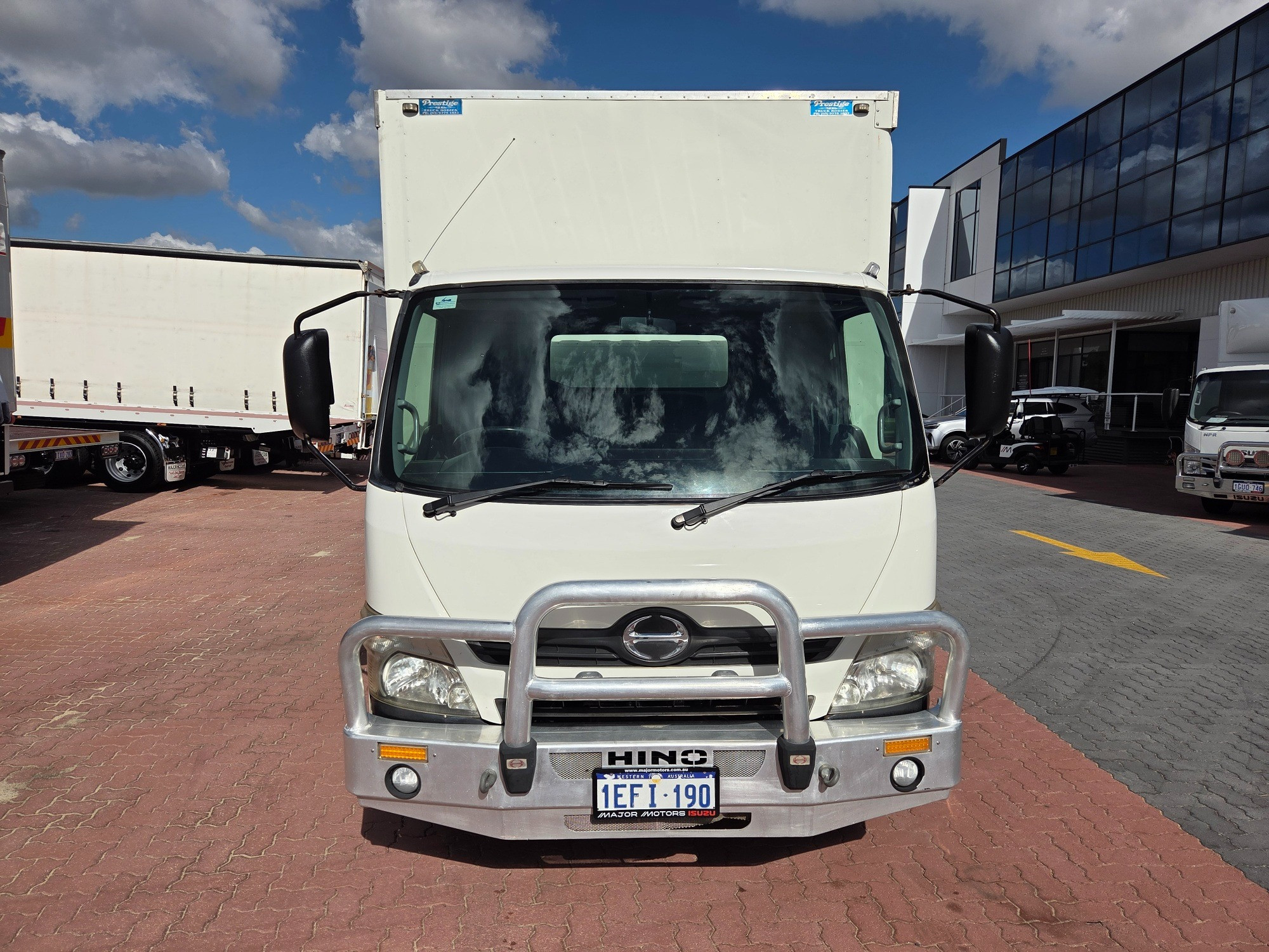 2013 HINO 300 XZU710R 616 AUTO MWB 6 SP AUTOMATIC 6 PALLET TAUTLINER