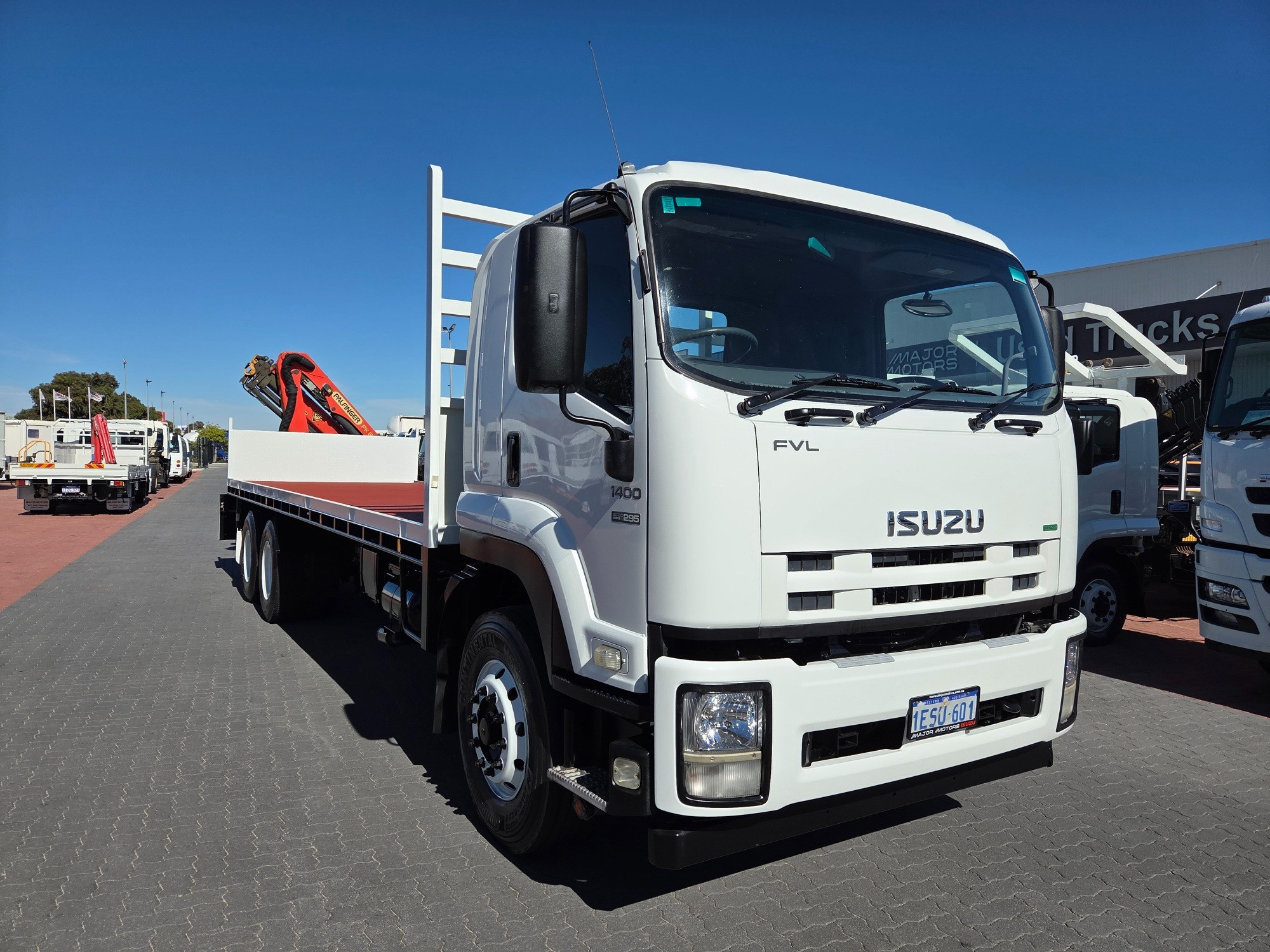 2014 ISUZU FVL 1400 (6x2) 8 SP MANUAL CRANE TRUCK