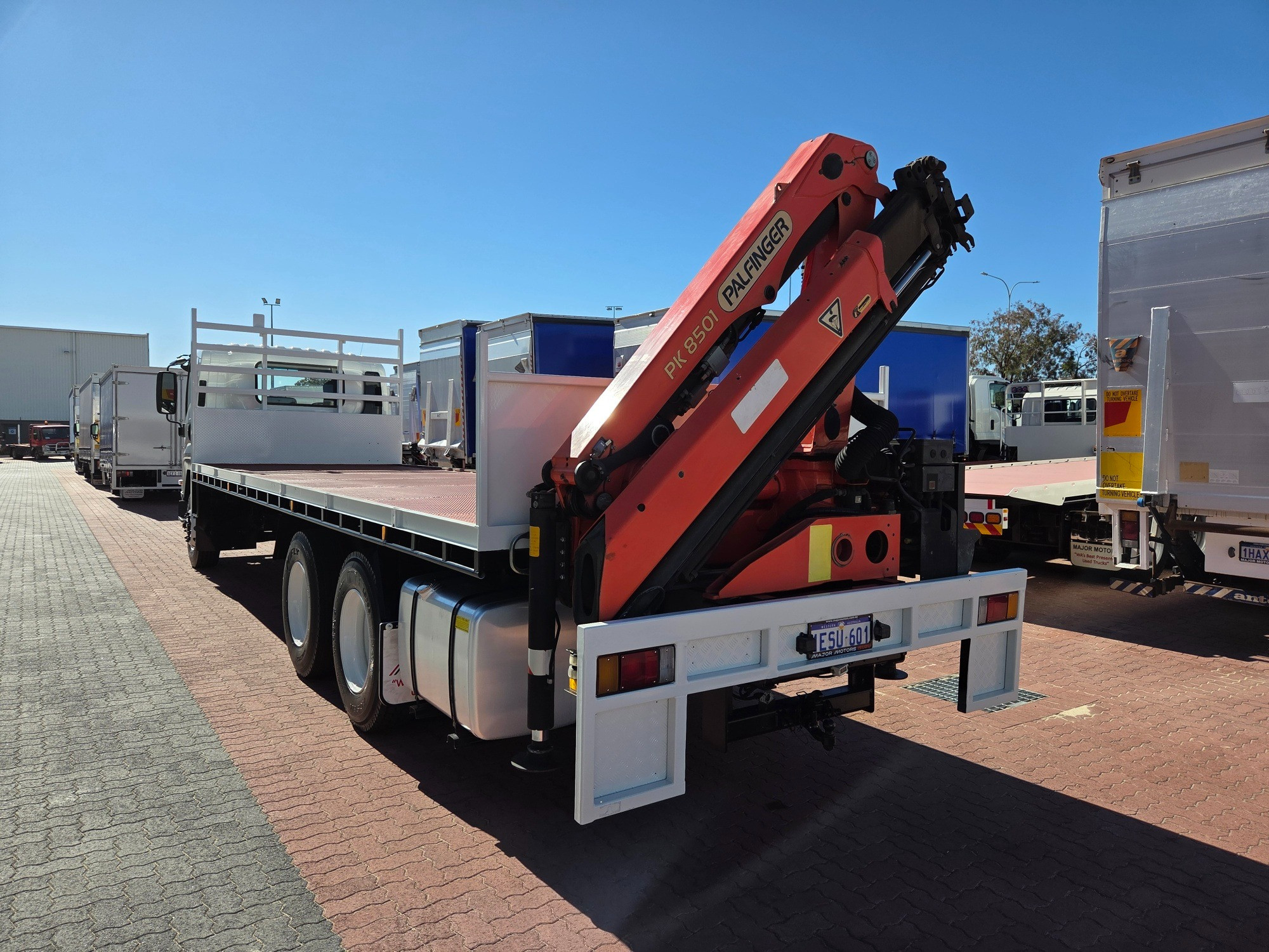 2014 ISUZU FVL 1400 (6x2) 8 SP MANUAL CRANE TRUCK