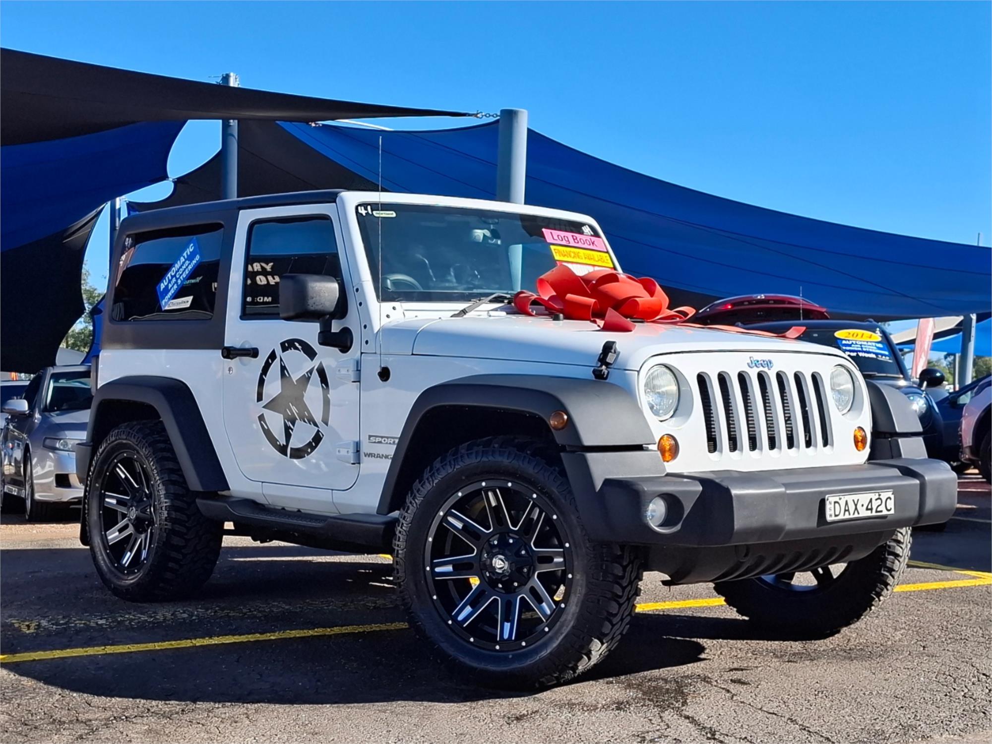2013 JEEP WRANGLER JK MY13 SPORT (4x4) 5 SP AUTOMATIC 2D SOFTTOP