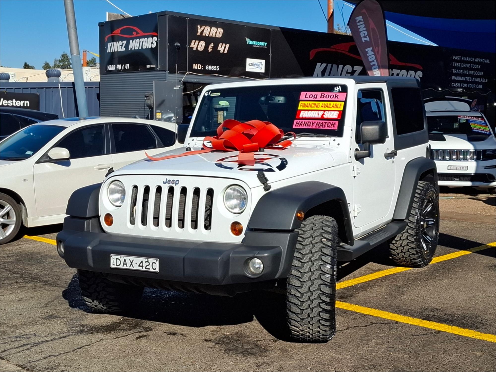 2013 JEEP WRANGLER JK MY13 SPORT (4x4) 5 SP AUTOMATIC 2D SOFTTOP