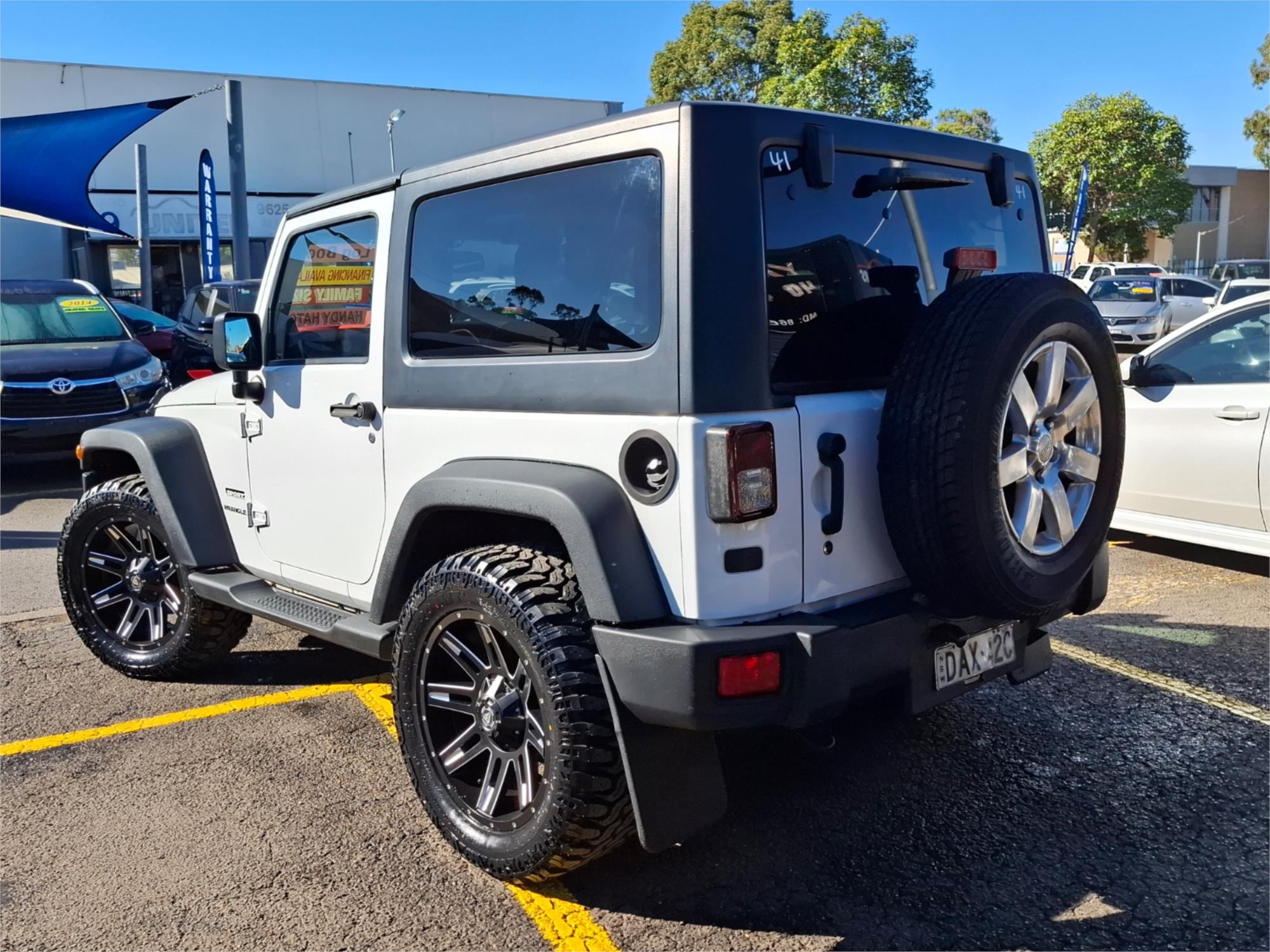 2013 JEEP WRANGLER JK MY13 SPORT (4x4) 5 SP AUTOMATIC 2D SOFTTOP