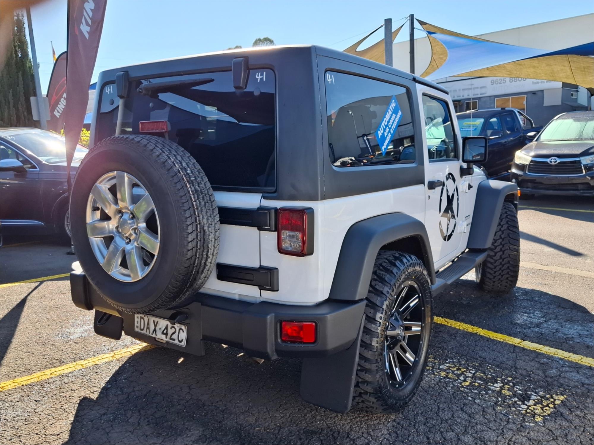2013 JEEP WRANGLER JK MY13 SPORT (4x4) 5 SP AUTOMATIC 2D SOFTTOP