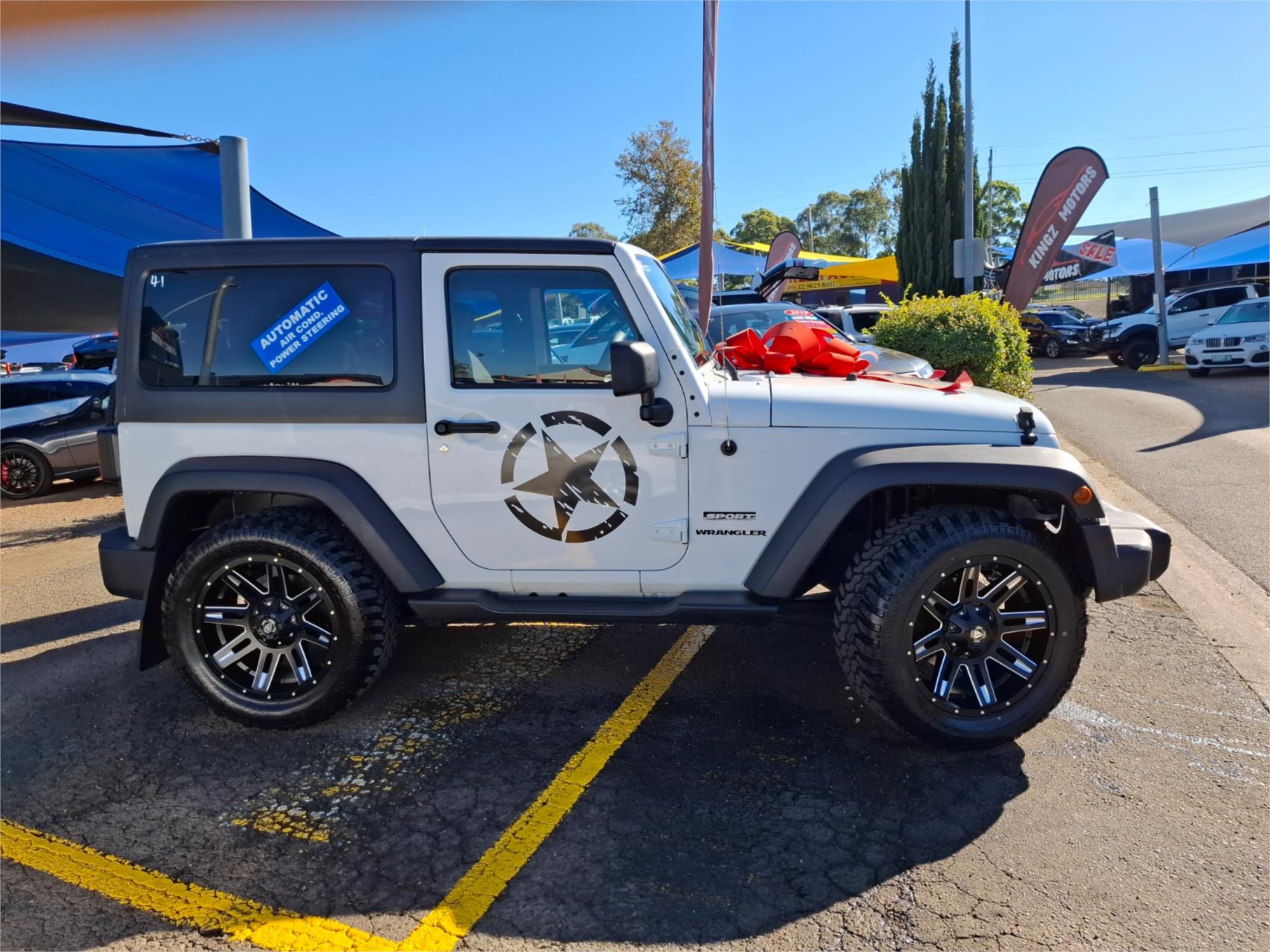 2013 JEEP WRANGLER JK MY13 SPORT (4x4) 5 SP AUTOMATIC 2D SOFTTOP