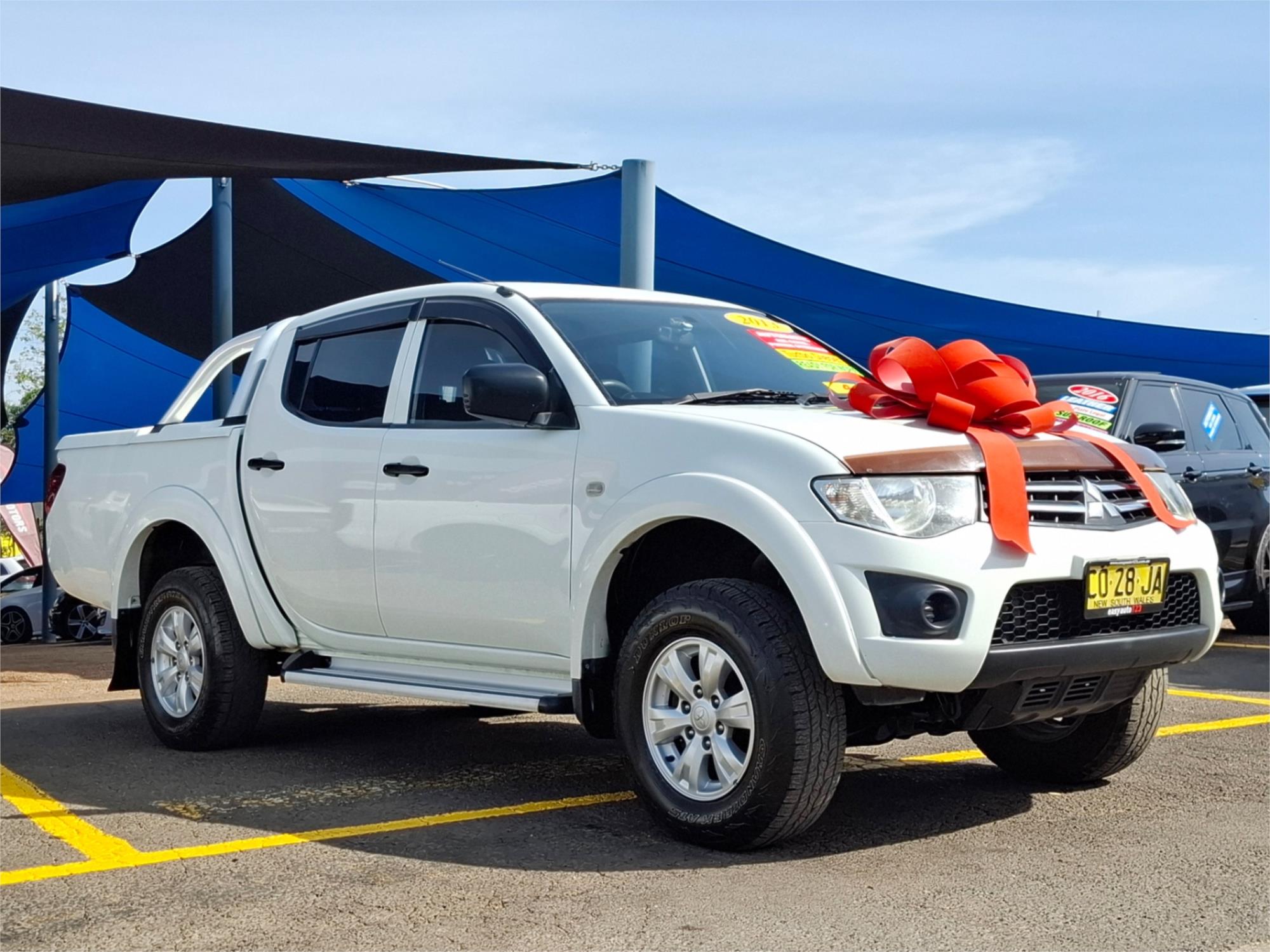 2013 MITSUBISHI TRITON MN MY12 GLX (4x4) 4 SP AUTOMATIC 4x4 DOUBLE CAB UTILITY