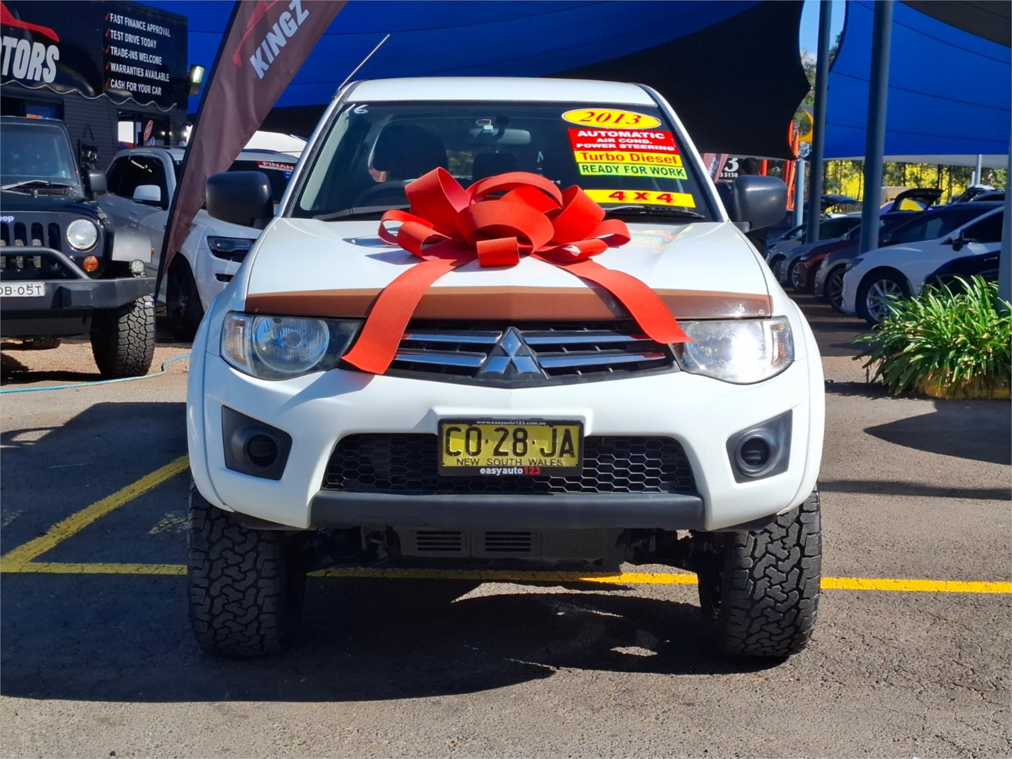 2013 MITSUBISHI TRITON MN MY12 GLX (4x4) 4 SP AUTOMATIC 4x4 DOUBLE CAB UTILITY