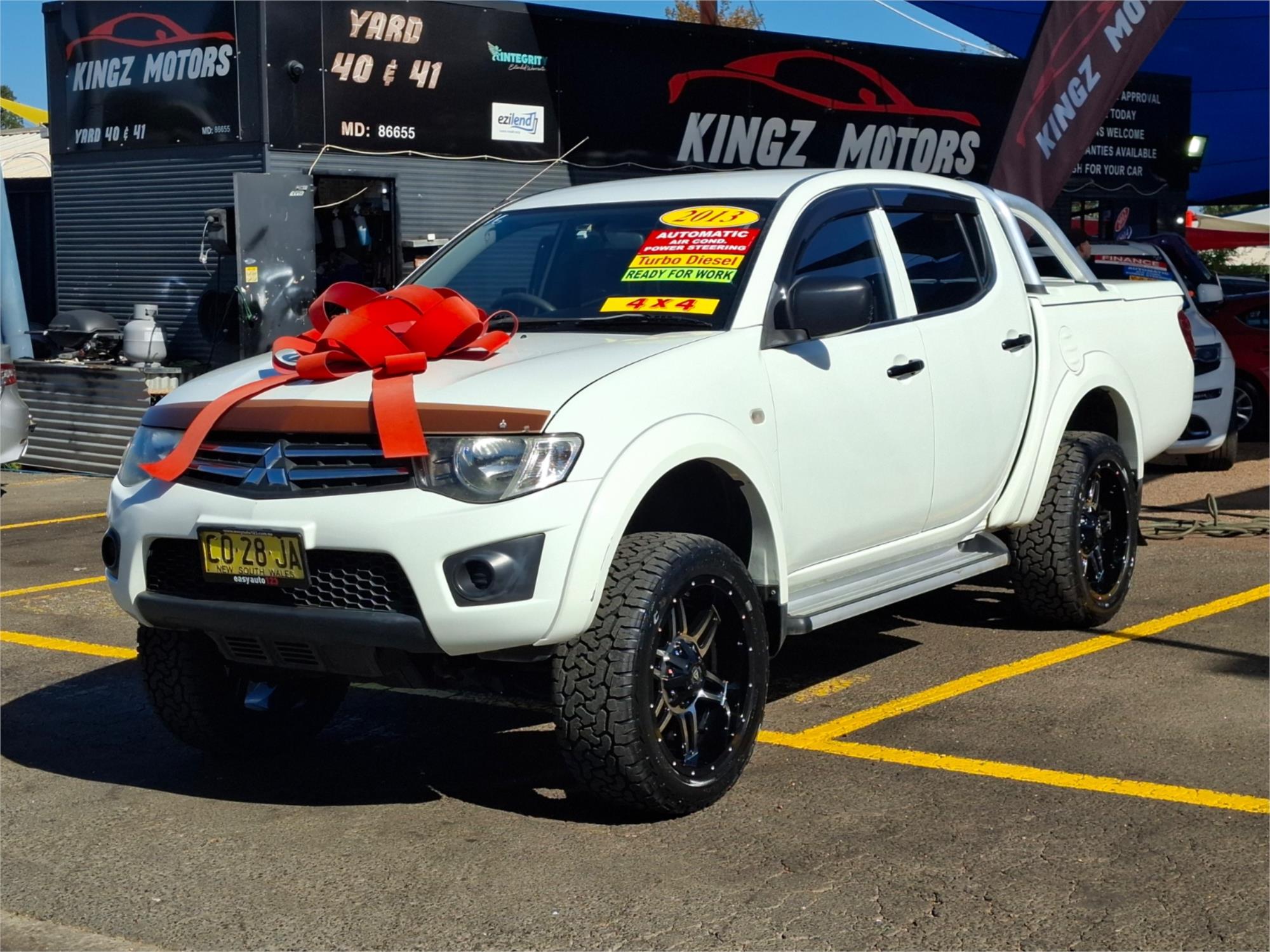 2013 MITSUBISHI TRITON MN MY12 GLX (4x4) 4 SP AUTOMATIC 4x4 DOUBLE CAB UTILITY