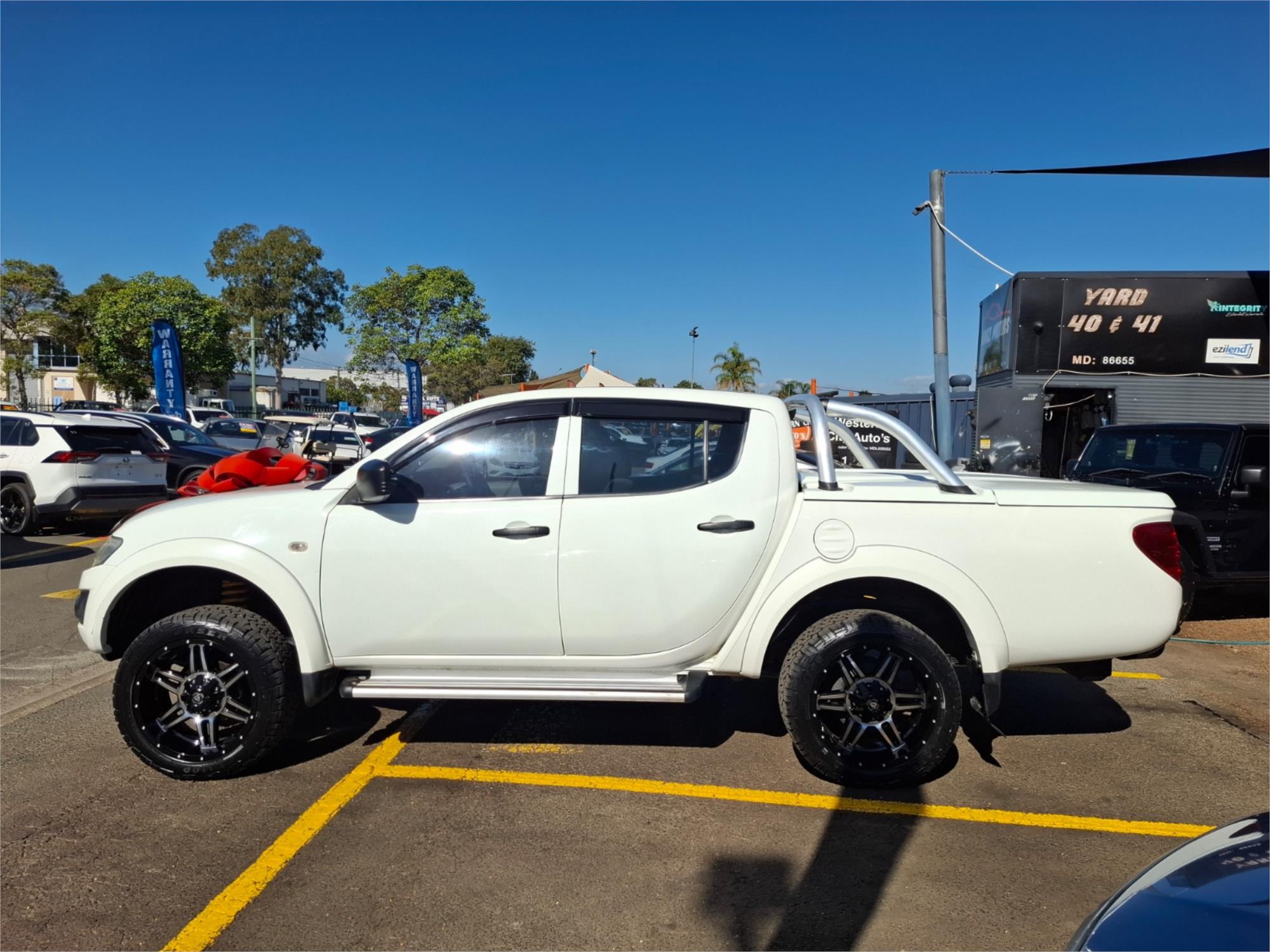 2013 MITSUBISHI TRITON MN MY12 GLX (4x4) 4 SP AUTOMATIC 4x4 DOUBLE CAB UTILITY