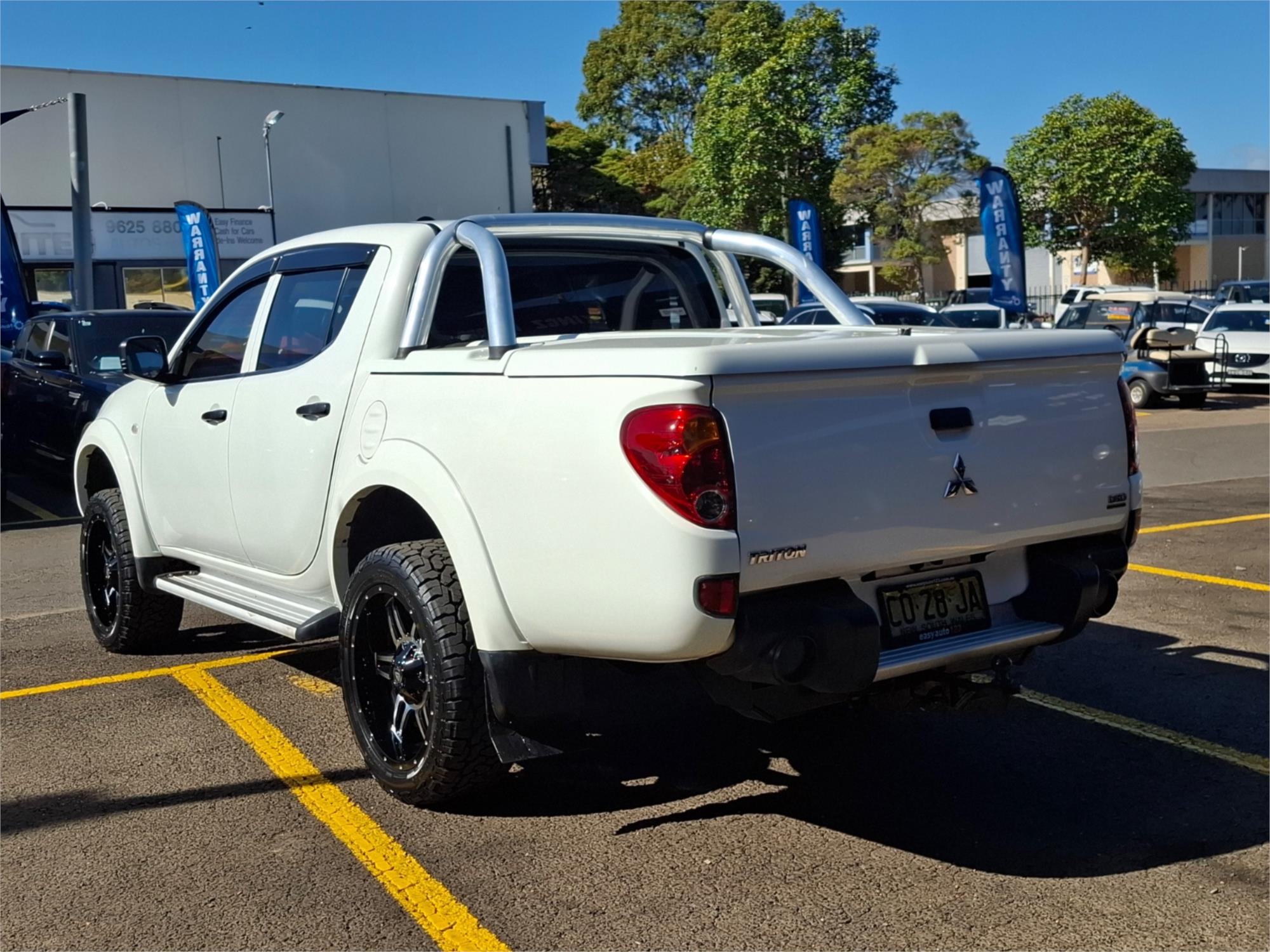 2013 MITSUBISHI TRITON MN MY12 GLX (4x4) 4 SP AUTOMATIC 4x4 DOUBLE CAB UTILITY