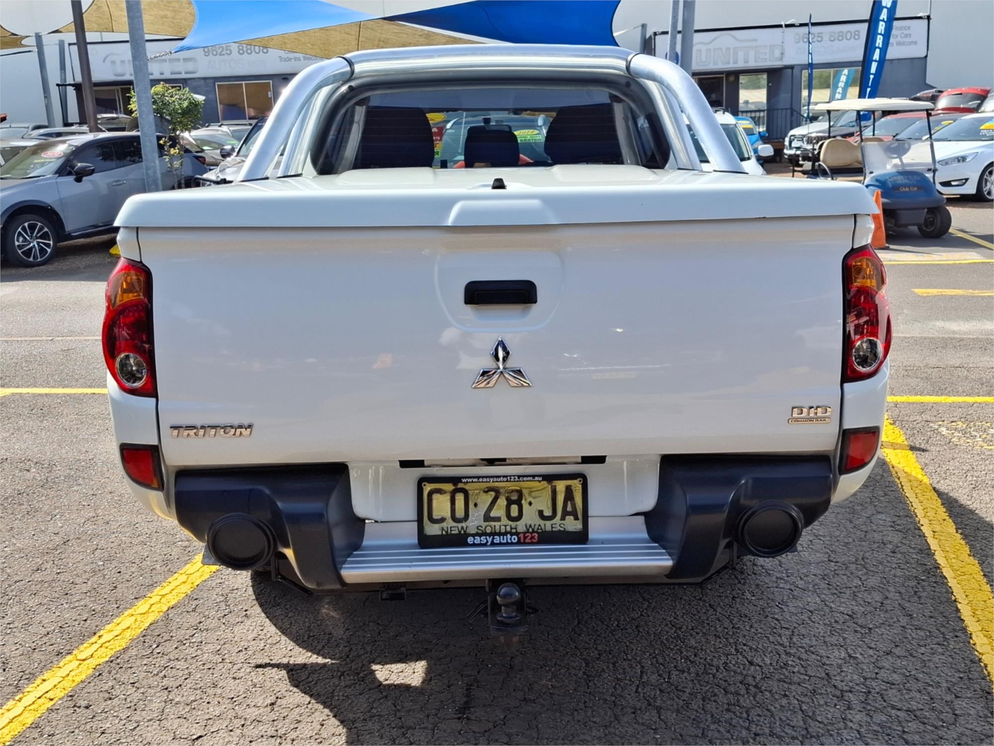 2013 MITSUBISHI TRITON MN MY12 GLX (4x4) 4 SP AUTOMATIC 4x4 DOUBLE CAB UTILITY