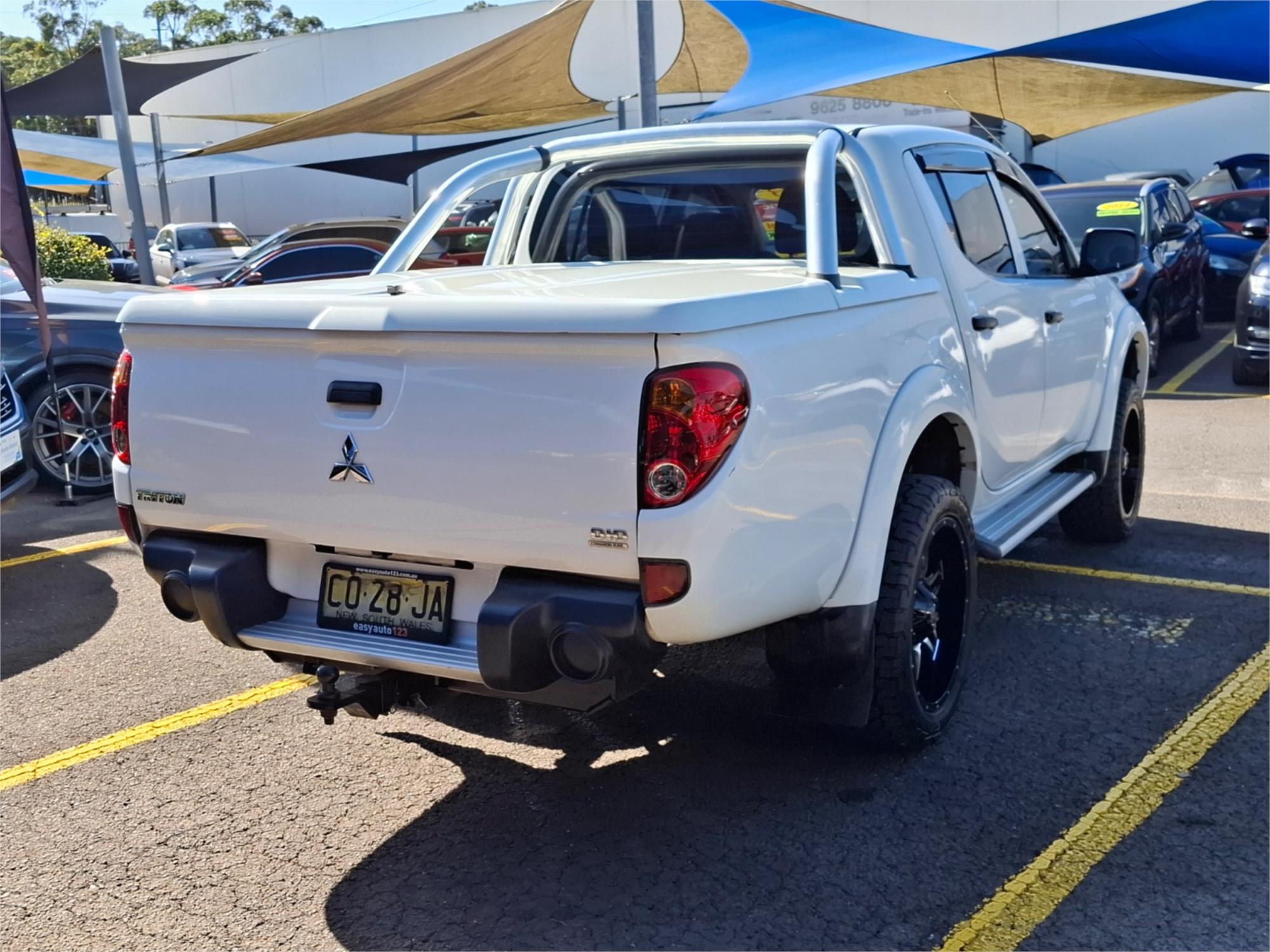 2013 MITSUBISHI TRITON MN MY12 GLX (4x4) 4 SP AUTOMATIC 4x4 DOUBLE CAB UTILITY