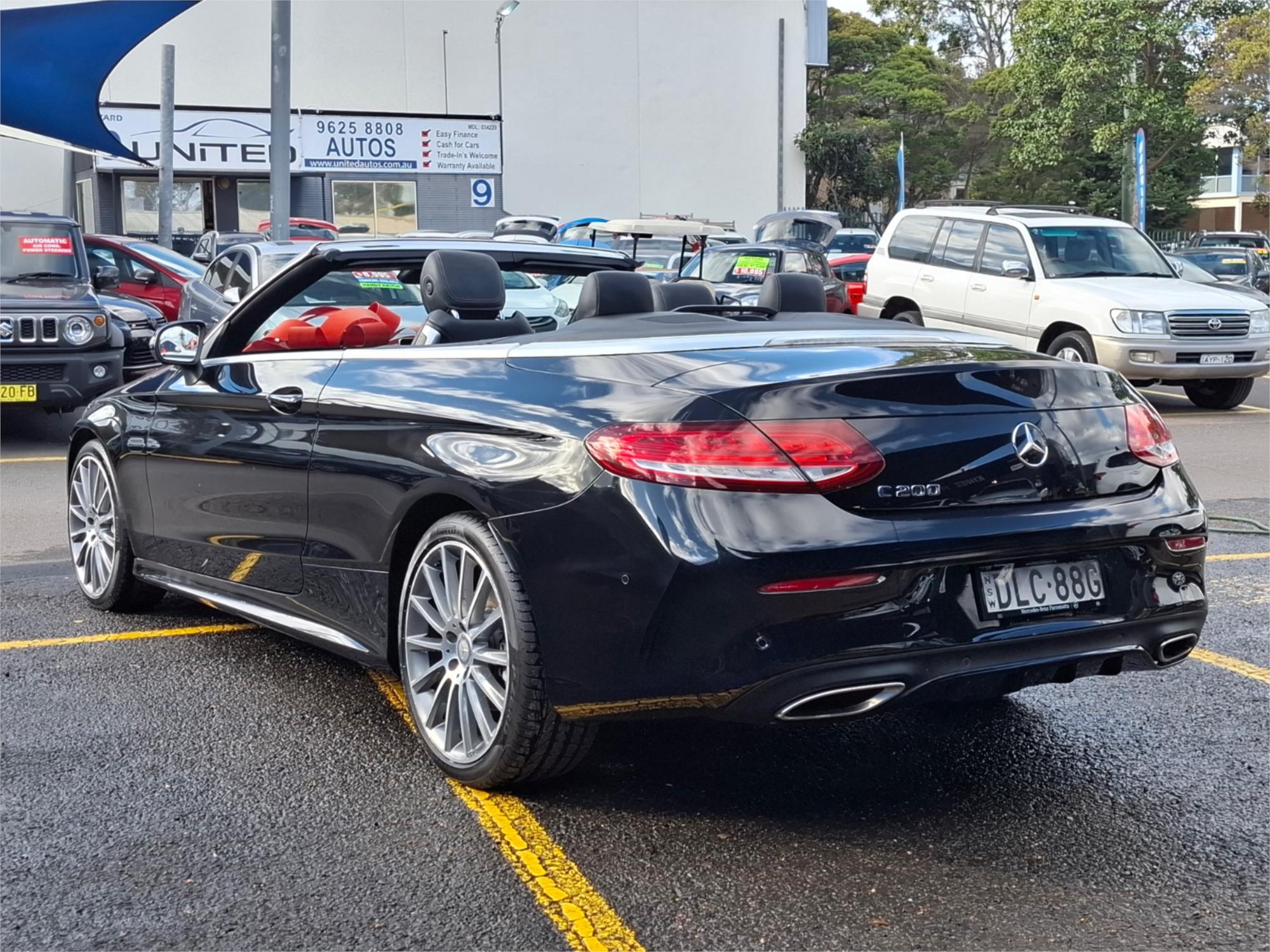 2016 MERCEDES-BENZ C200 205 MY17 9 SP AUTOMATIC G-TRONIC 2D CABRIOLET