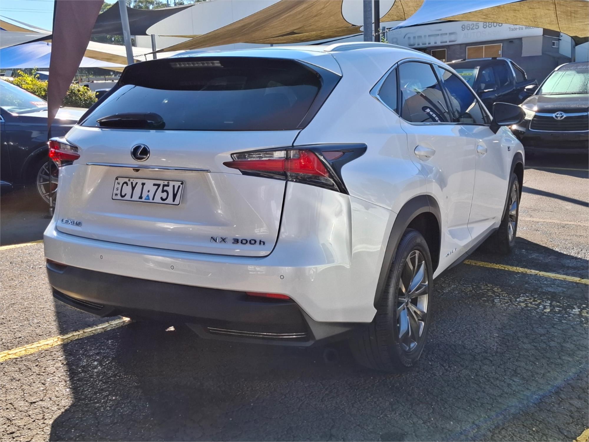 2015 LEXUS NX300h AYZ15R SPORTS LUXURY HYBRID (AWD) CVT AUTO 6 SPEED 4D WAGON