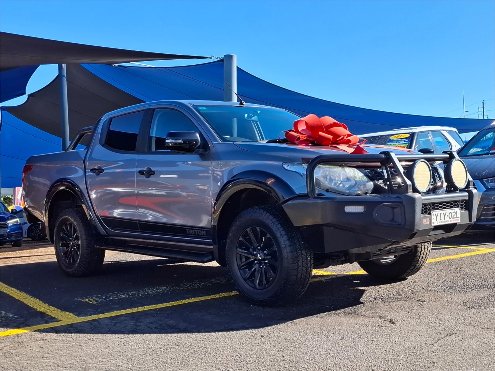 2018 MITSUBISHI TRITON MQ MY18 GLS (4x4) BLACKLINE 5 SP AUTOMATIC DUAL CAB UTILITY