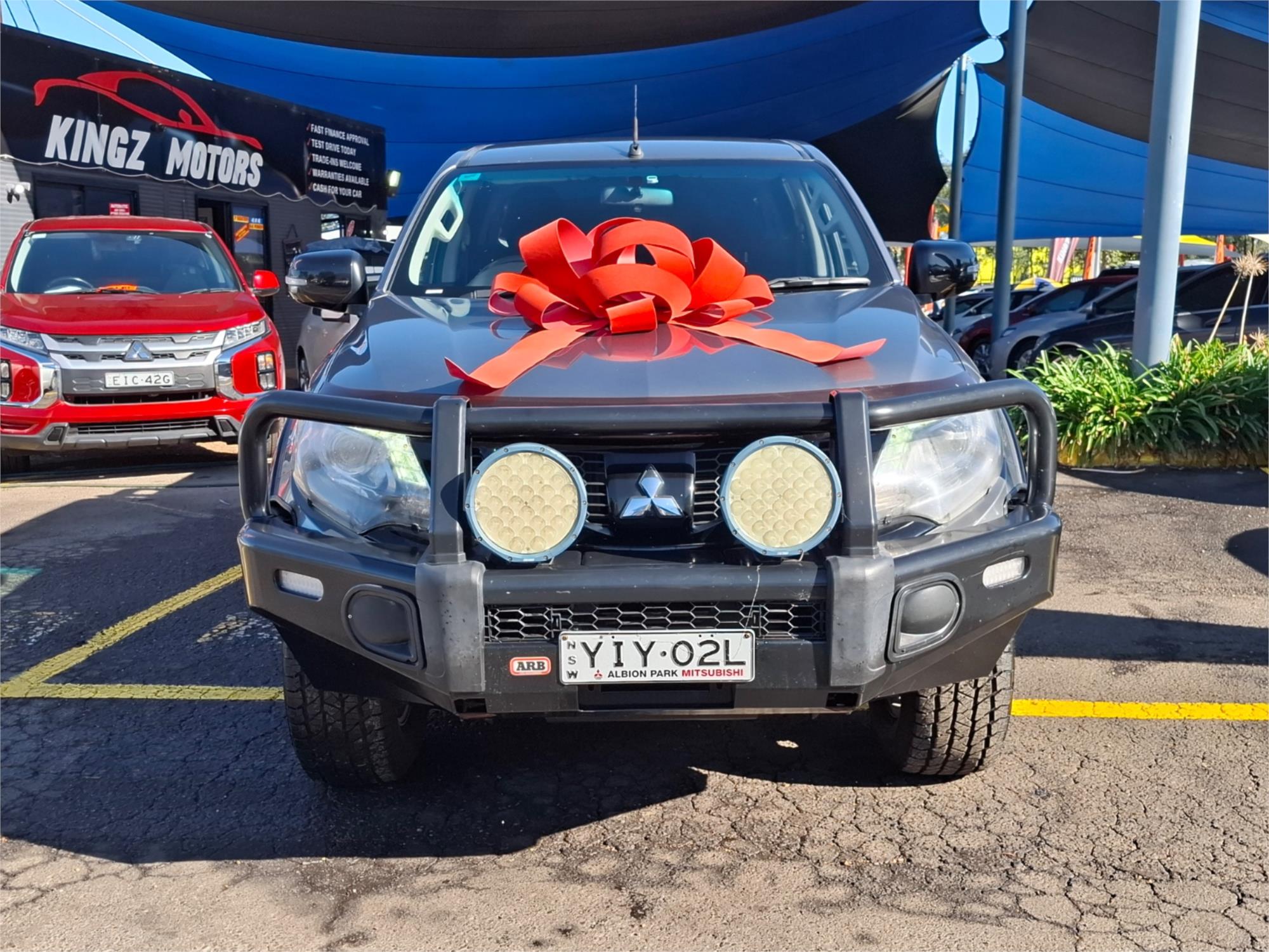 2018 MITSUBISHI TRITON MQ MY18 GLS (4x4) BLACKLINE 5 SP AUTOMATIC DUAL CAB UTILITY