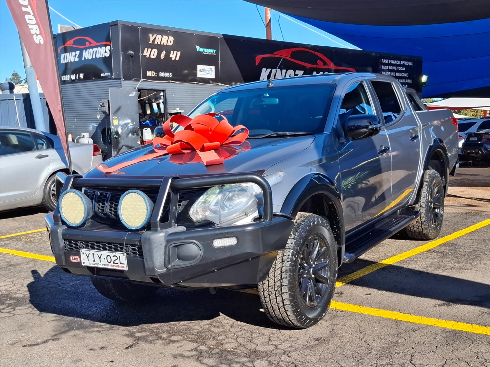 2018 MITSUBISHI TRITON MQ MY18 GLS (4x4) BLACKLINE 5 SP AUTOMATIC DUAL CAB UTILITY