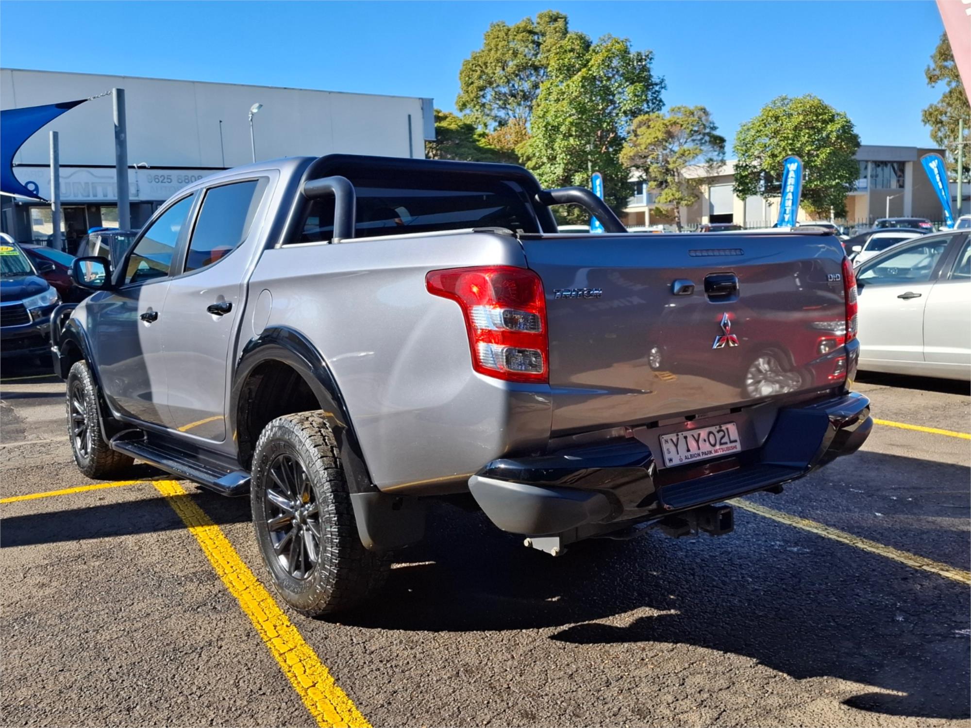 2018 MITSUBISHI TRITON MQ MY18 GLS (4x4) BLACKLINE 5 SP AUTOMATIC DUAL CAB UTILITY
