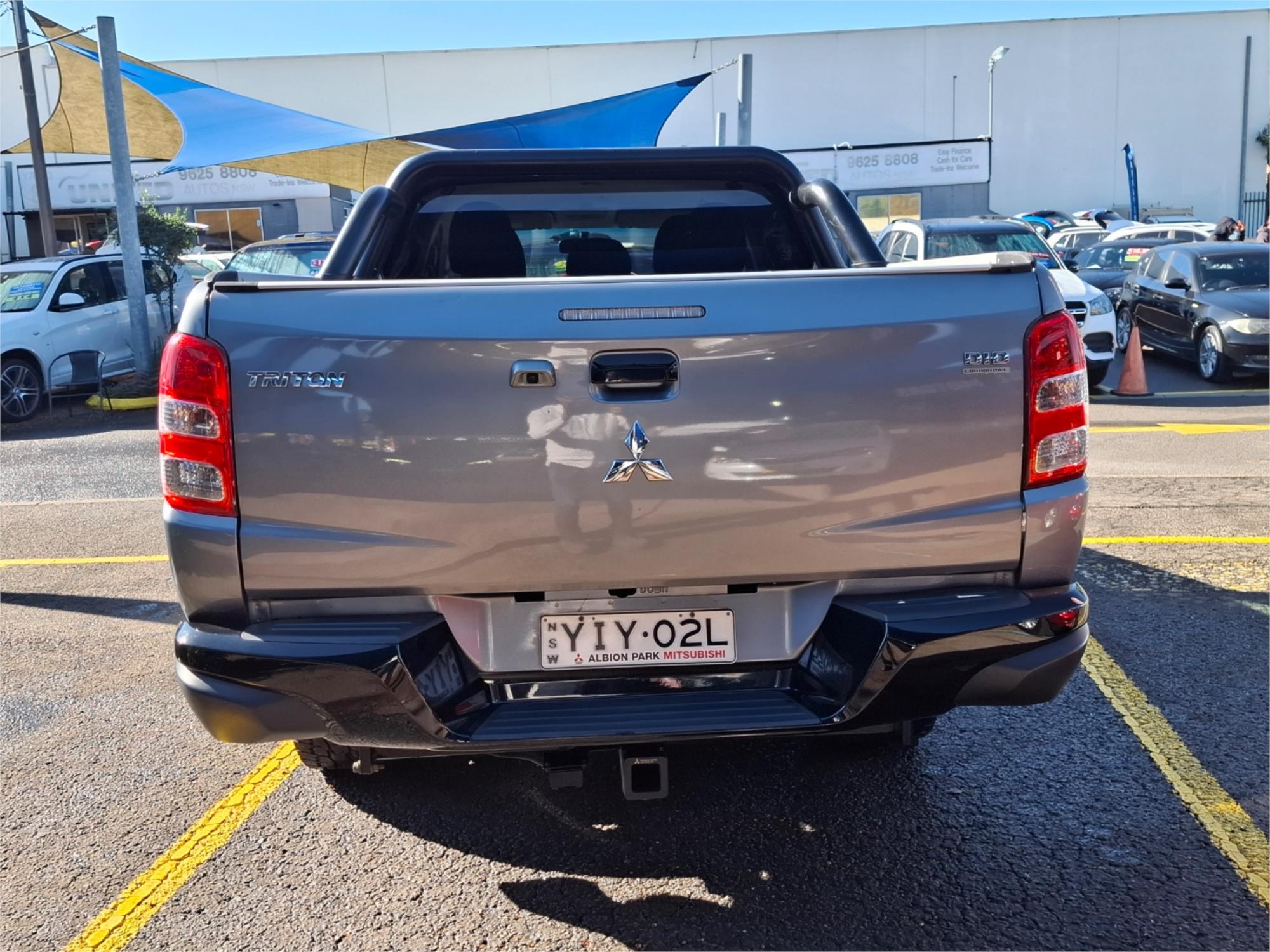 2018 MITSUBISHI TRITON MQ MY18 GLS (4x4) BLACKLINE 5 SP AUTOMATIC DUAL CAB UTILITY