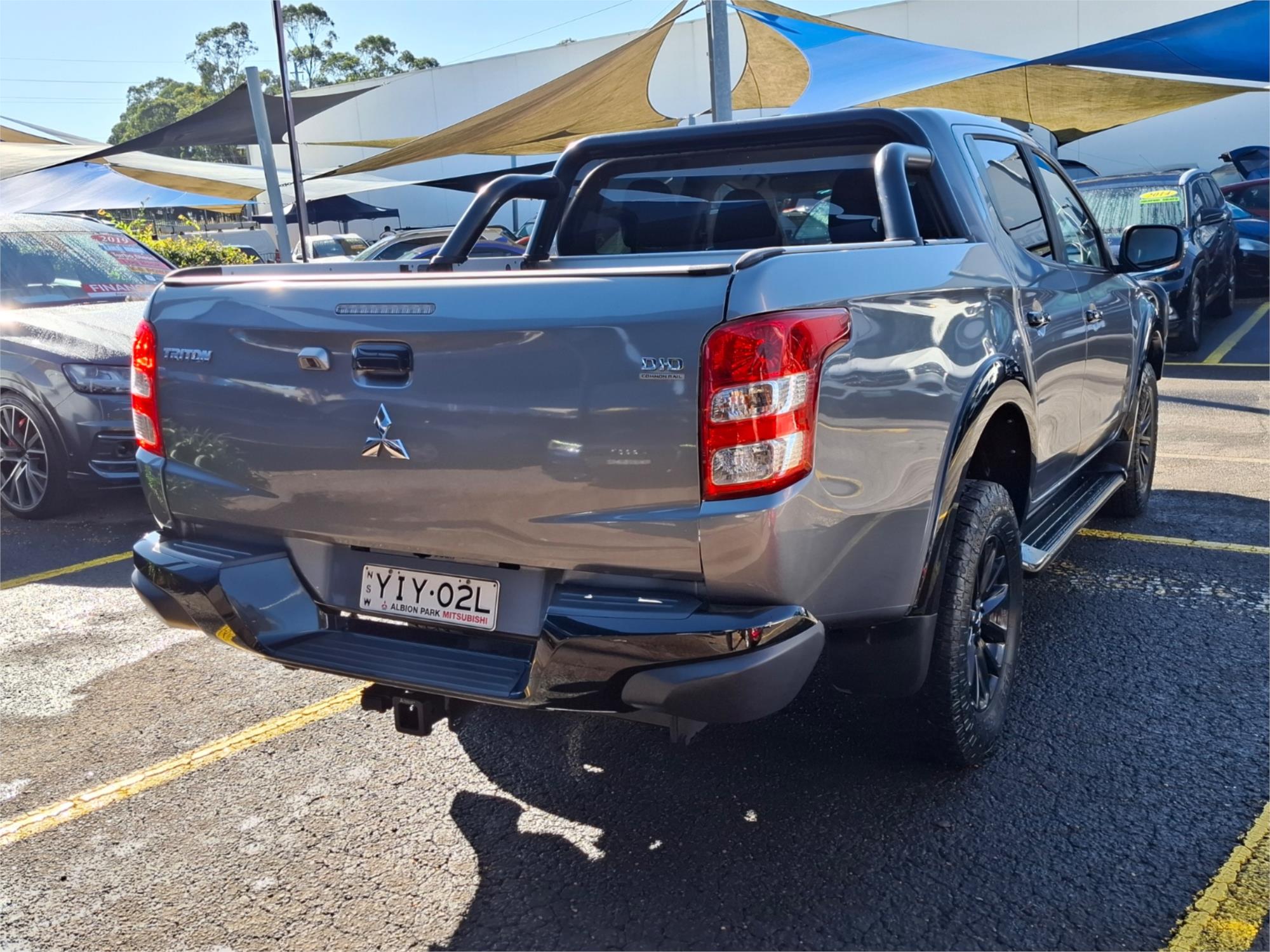 2018 MITSUBISHI TRITON MQ MY18 GLS (4x4) BLACKLINE 5 SP AUTOMATIC DUAL CAB UTILITY