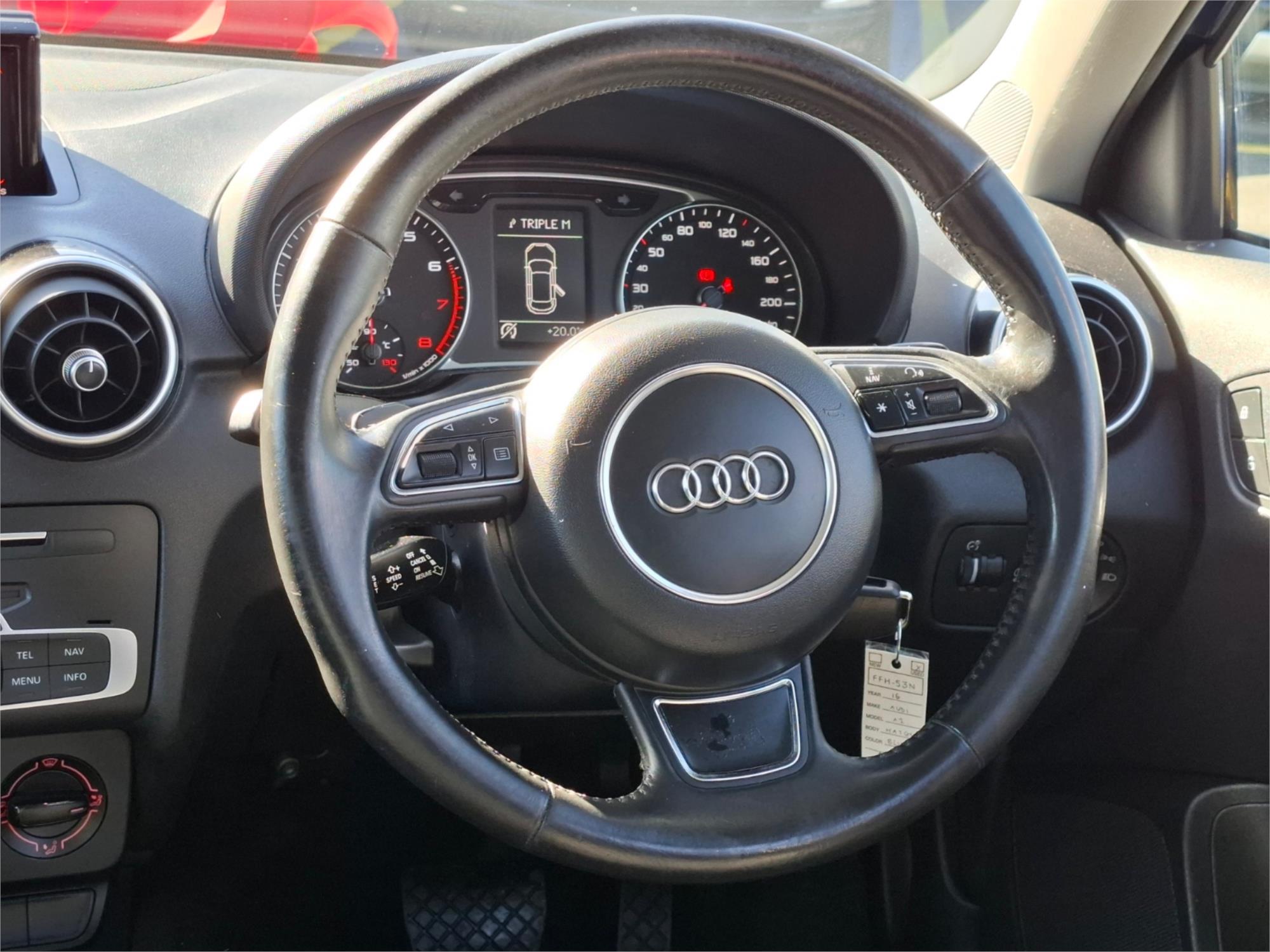 2016 AUDI A1 8X MY16 SPORTBACK 1.0 TFSI 7 SP AUTO DIRECT SHIFT 5D HATCHBACK