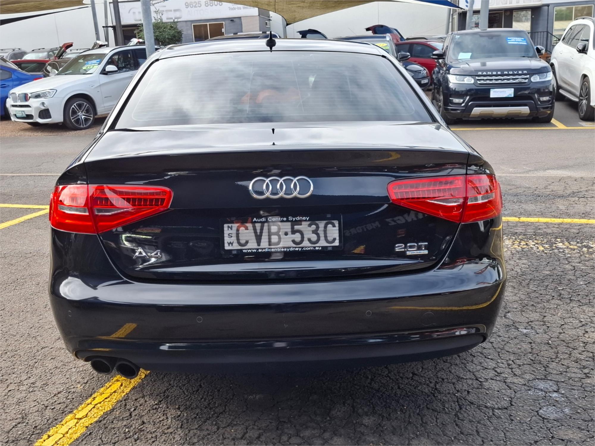 2014 AUDI A4 B8 (8K) MY14 1.8 TFSI CVT MULTITRONIC 4D SEDAN