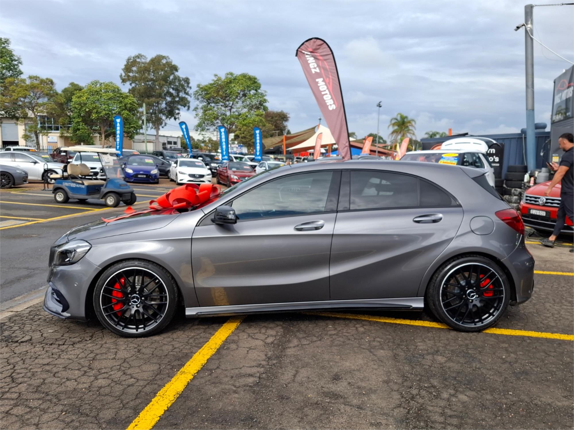 2016 MERCEDES-BENZ A45 176 MY15 AMG 7 SP AUTO DUAL CLUTCH 5D HATCHBACK