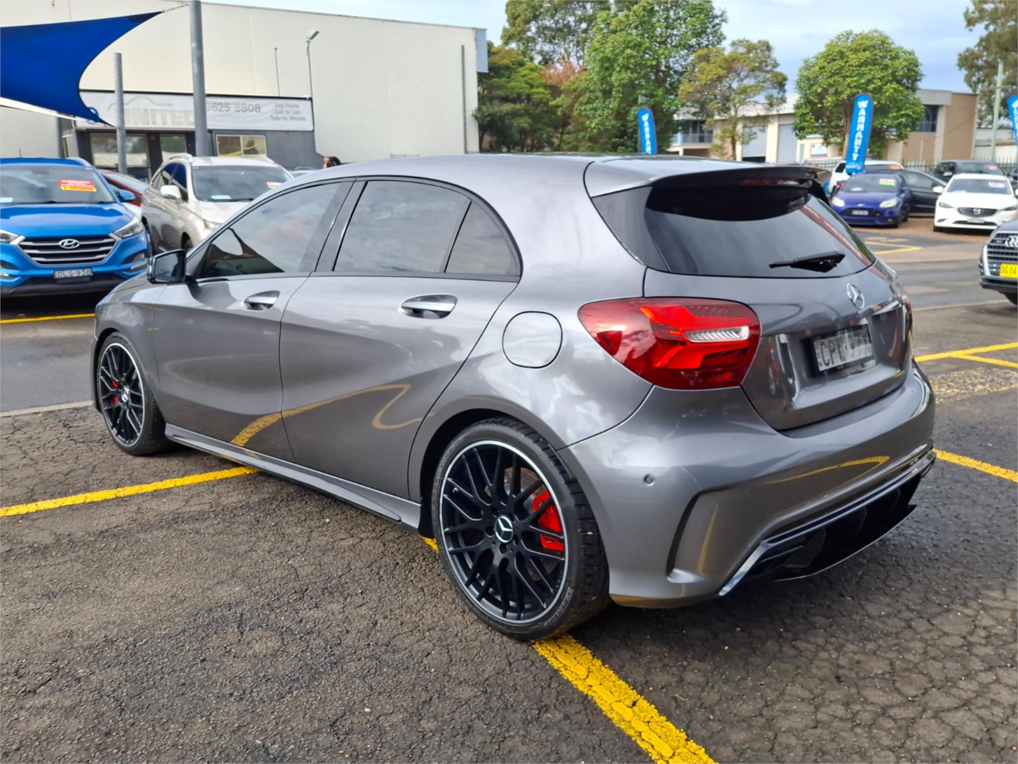2016 MERCEDES-BENZ A45 176 MY15 AMG 7 SP AUTO DUAL CLUTCH 5D HATCHBACK
