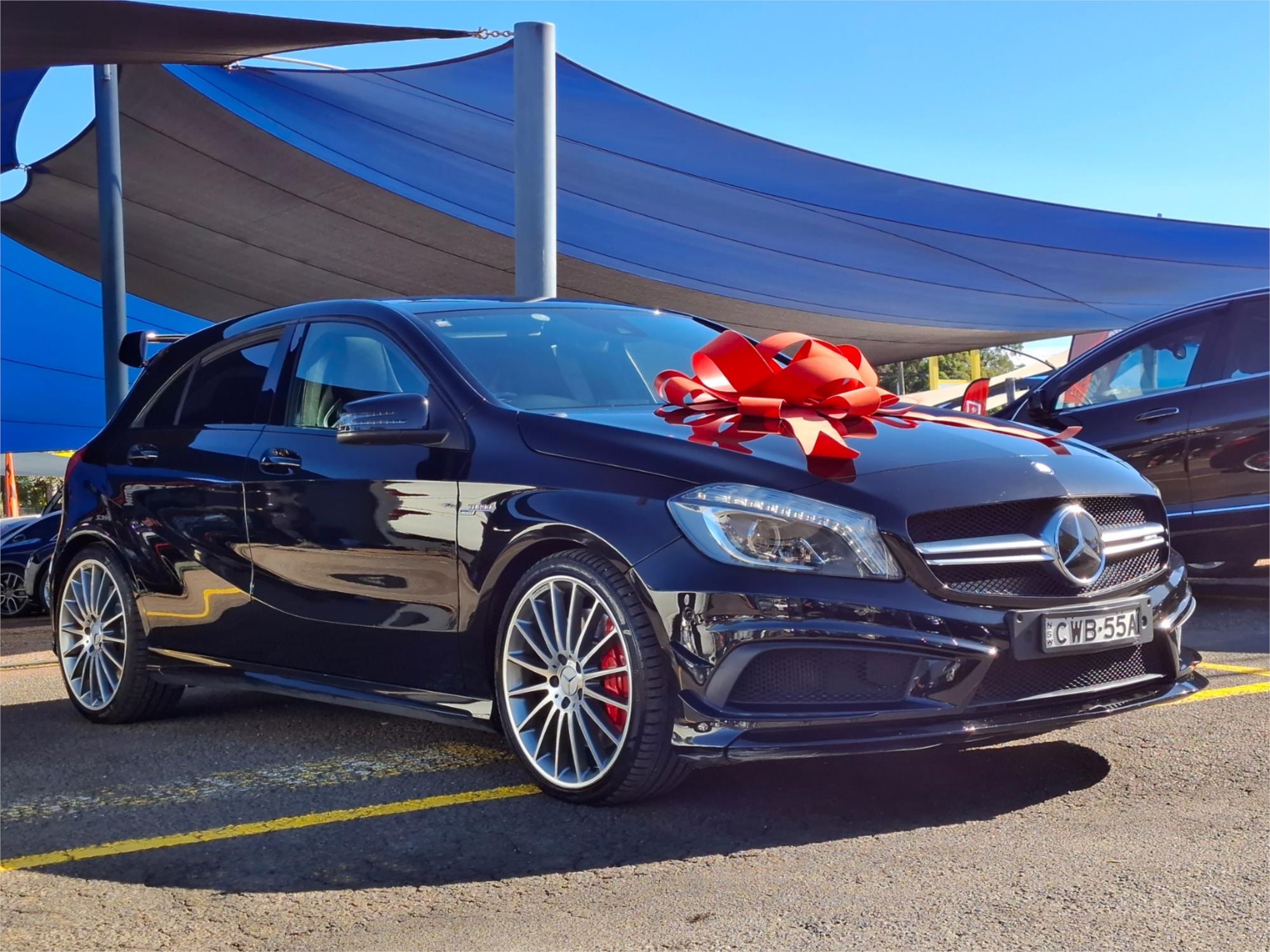 2014 MERCEDES-BENZ A45 176 MY14 AMG 7 SP AUTO DUAL CLUTCH 5D HATCHBACK