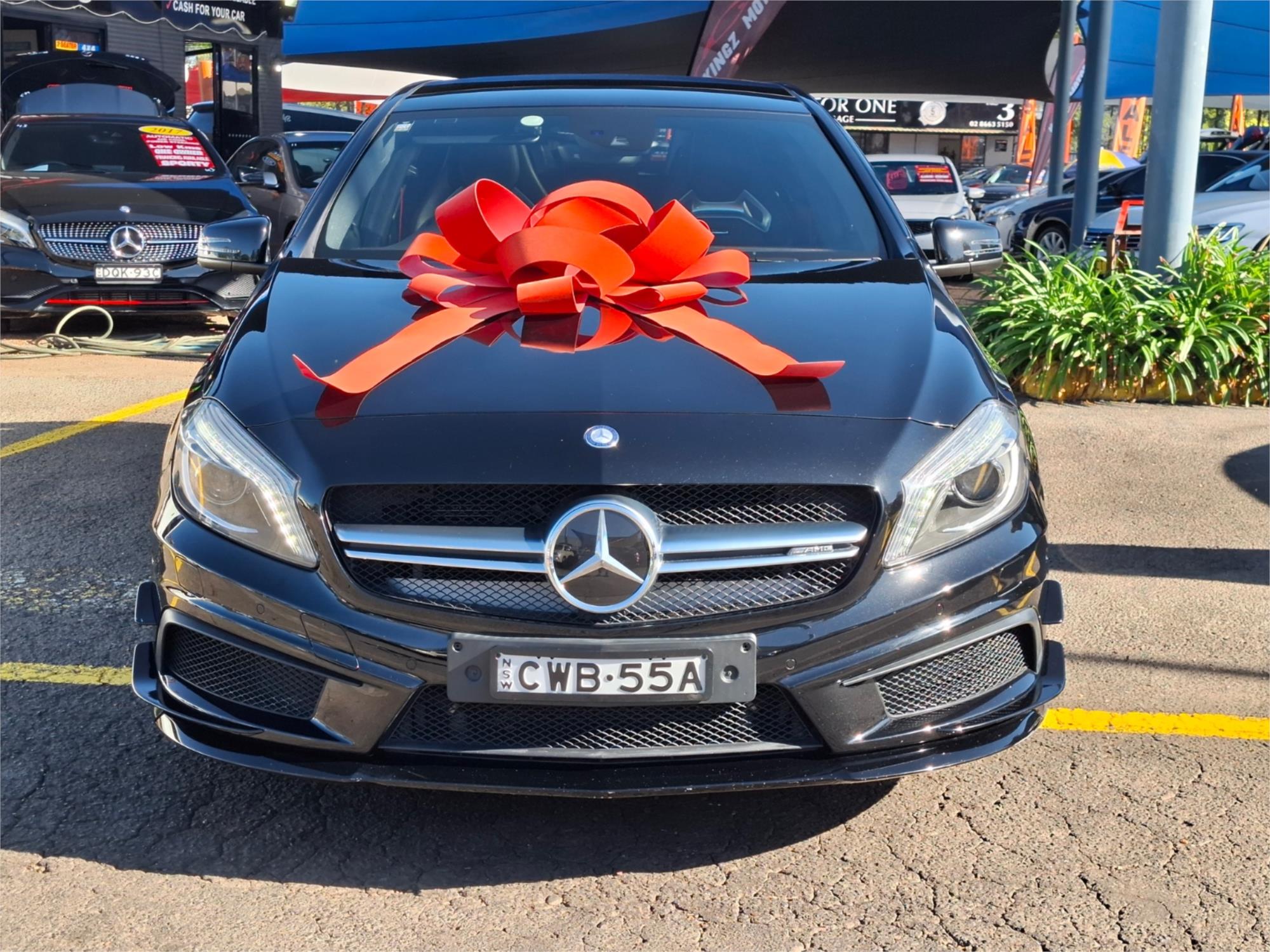 2014 MERCEDES-BENZ A45 176 MY14 AMG 7 SP AUTO DUAL CLUTCH 5D HATCHBACK