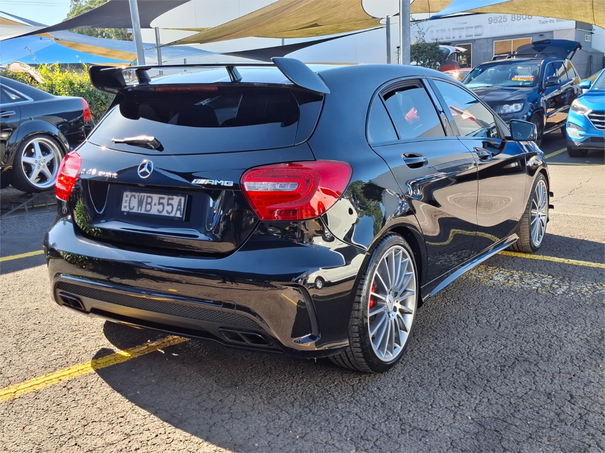 2014 MERCEDES-BENZ A45 176 MY14 AMG 7 SP AUTO DUAL CLUTCH 5D HATCHBACK
