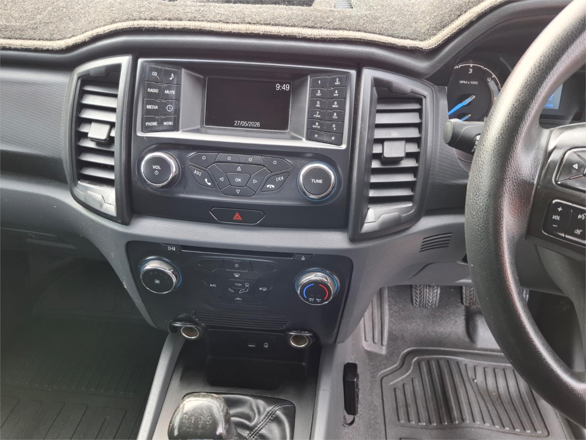 2016 FORD RANGER PX MKII MY17 XL 2.2 HI-RIDER (4x2) 6 SP AUTOMATIC C/CHAS