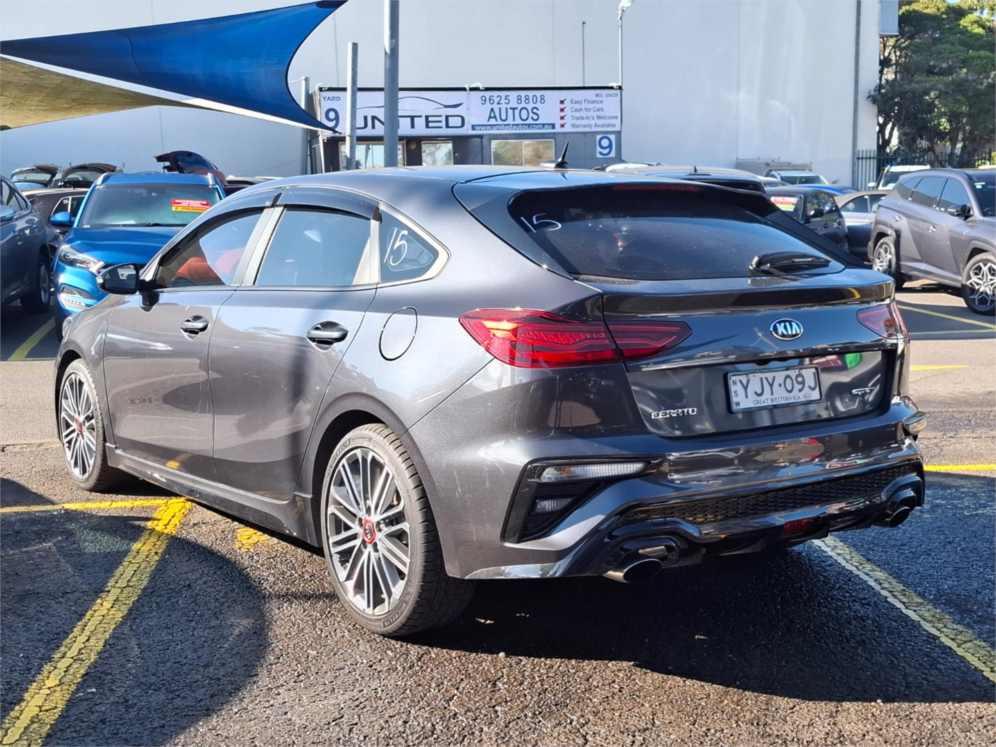 2019 KIA CERATO BD MY19 GT SAFETY PACK 7 SP AUTO DUAL CLUTCH 5D HATCHBACK