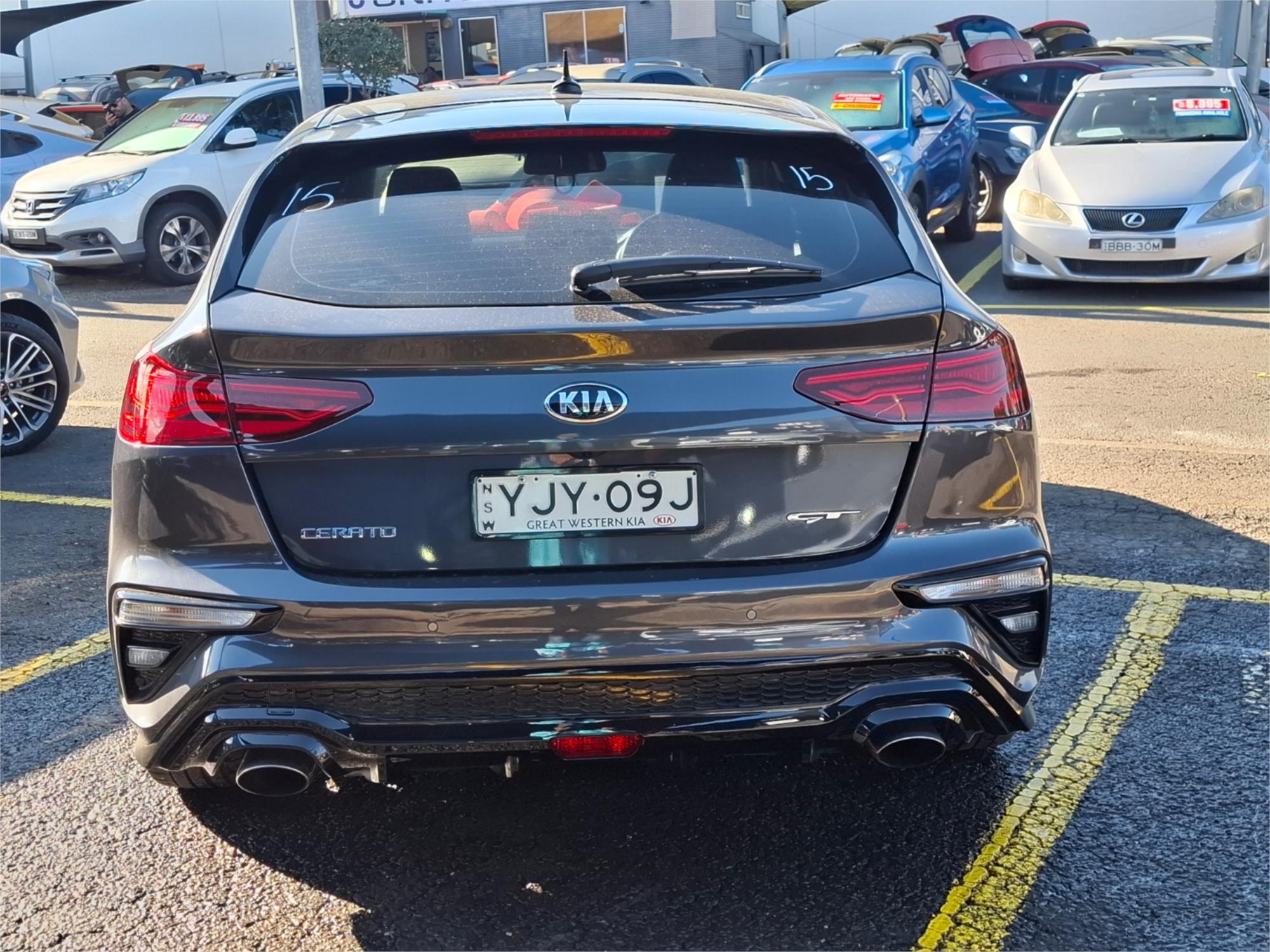 2019 KIA CERATO BD MY19 GT SAFETY PACK 7 SP AUTO DUAL CLUTCH 5D HATCHBACK