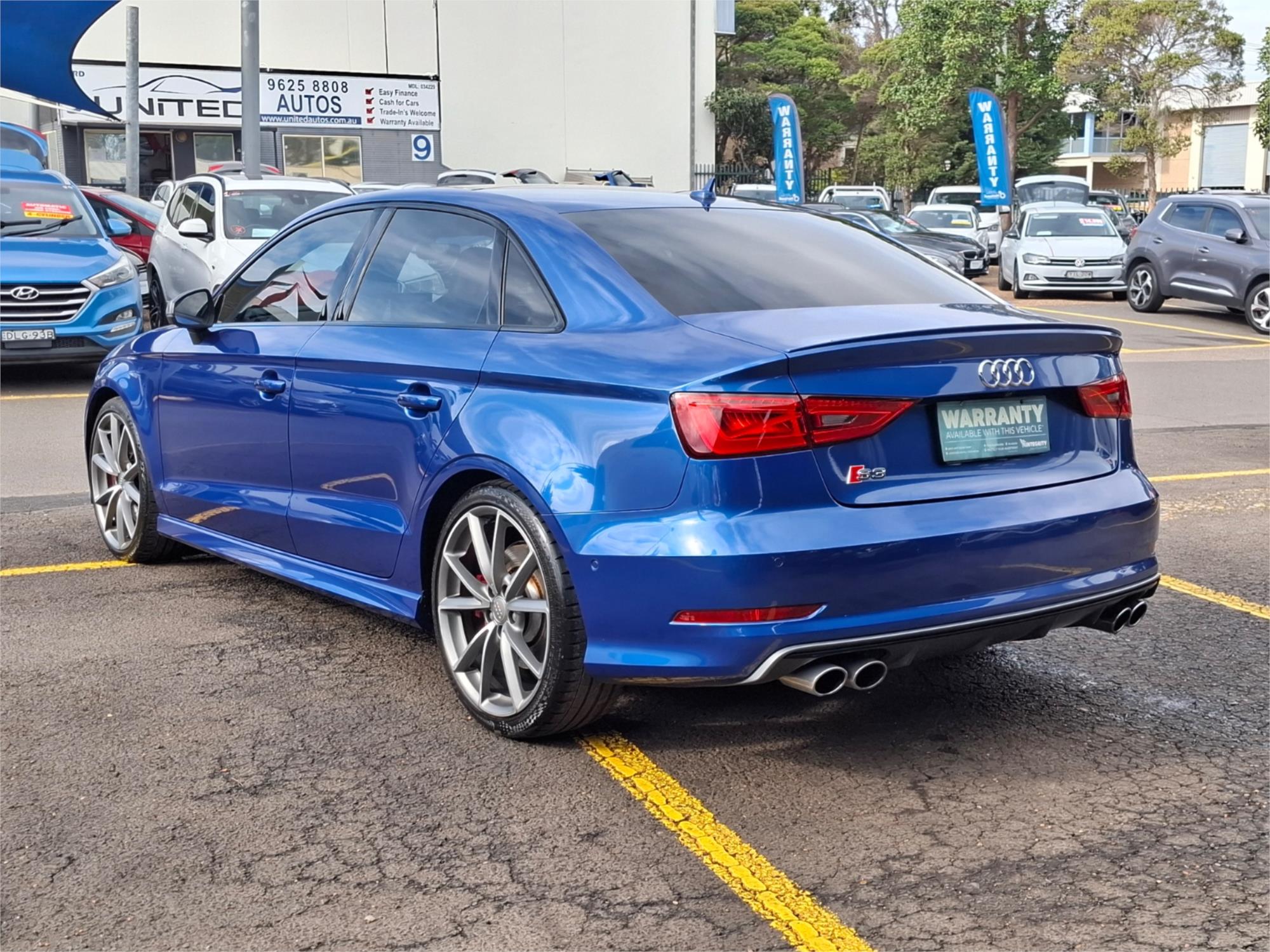 2016 AUDI S3 8V MY15 2.0 TFSI QUATTRO 6 SP AUTO DIRECT SHIFT 4D SEDAN
